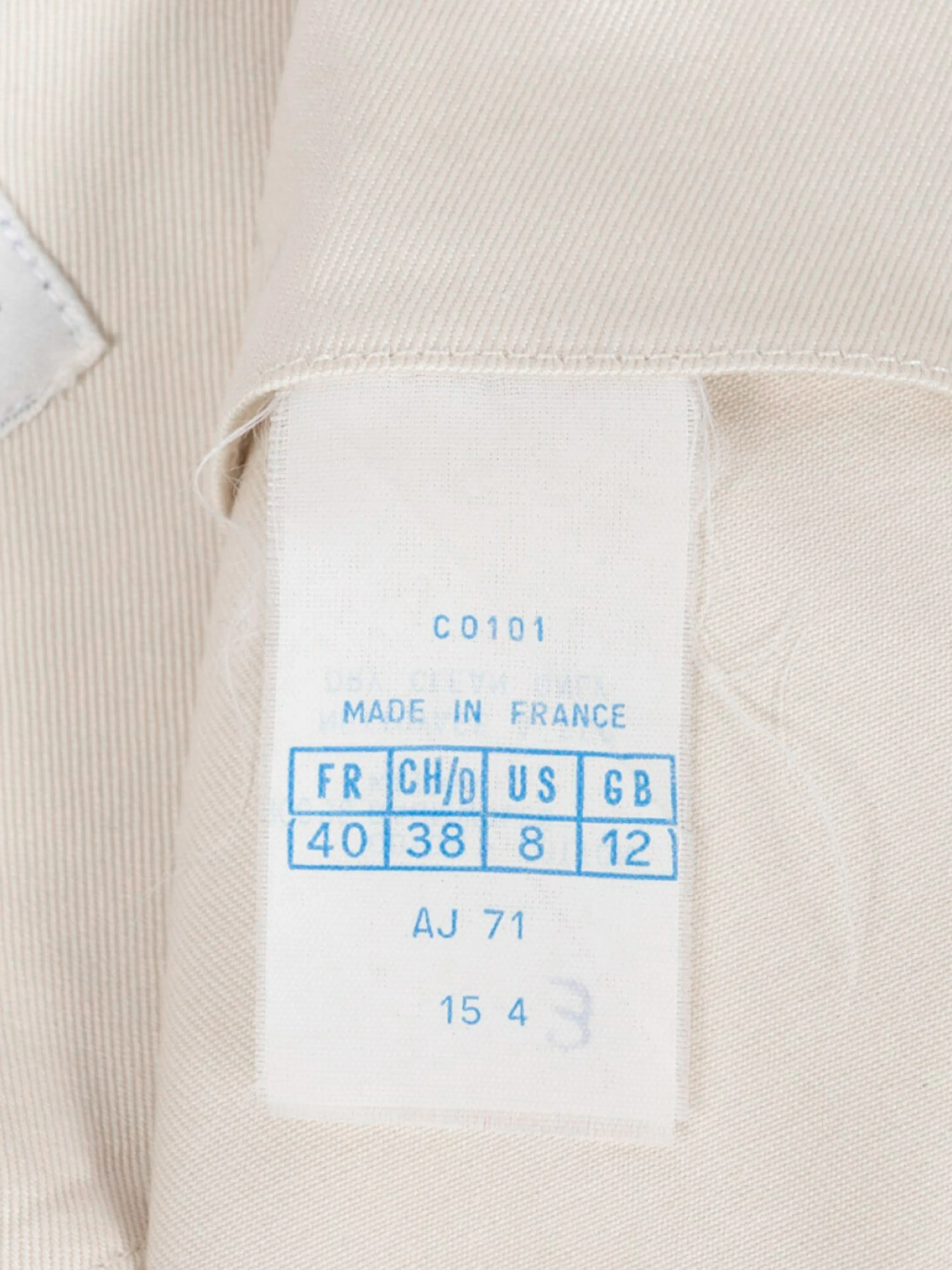 Azzedine Alaïa 1990s White Cotton Short Jacket - Image 4