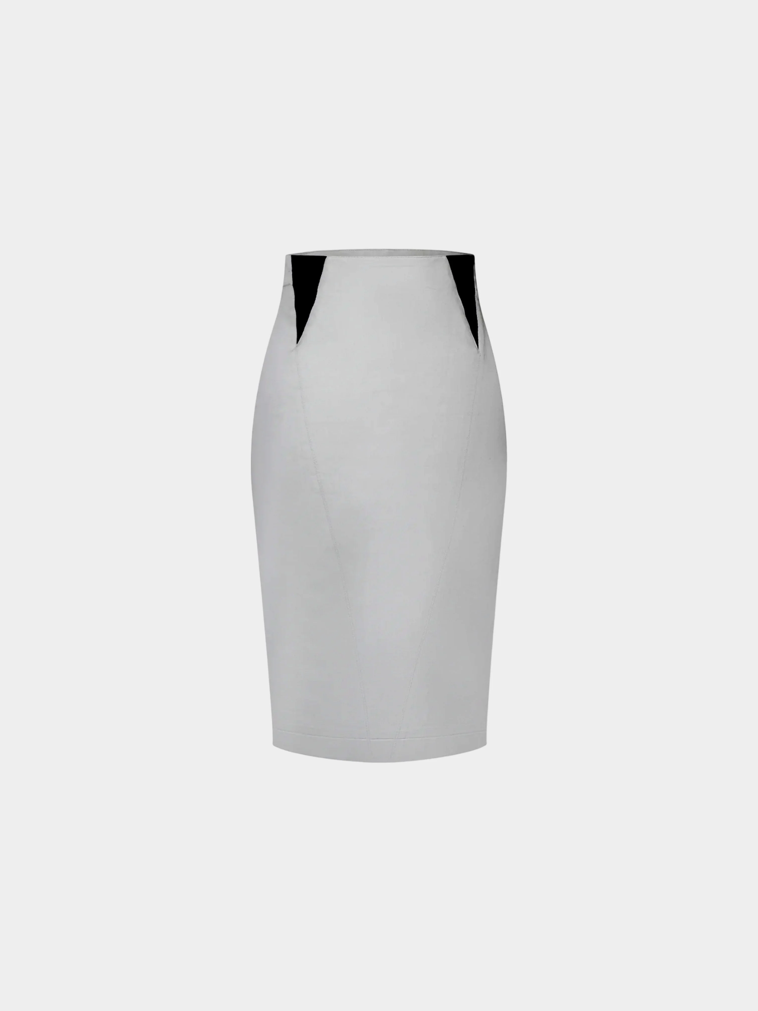 Azzedine Alaïa SS 1984 Grey Jacket and Skirt Set - Image 3