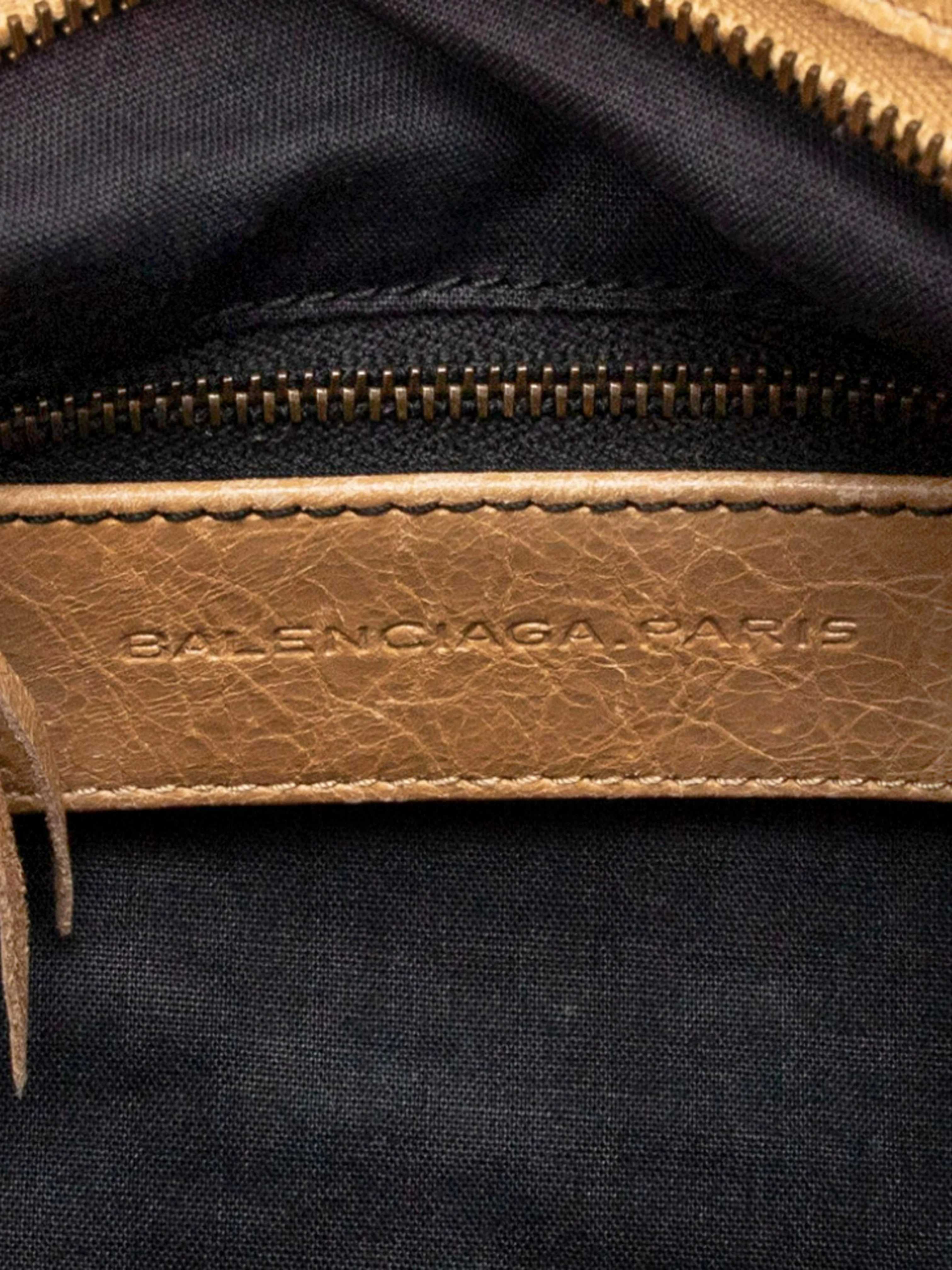 Balenciaga 2000s Beige Calfskin Leather Classic City Bag - Image 5
