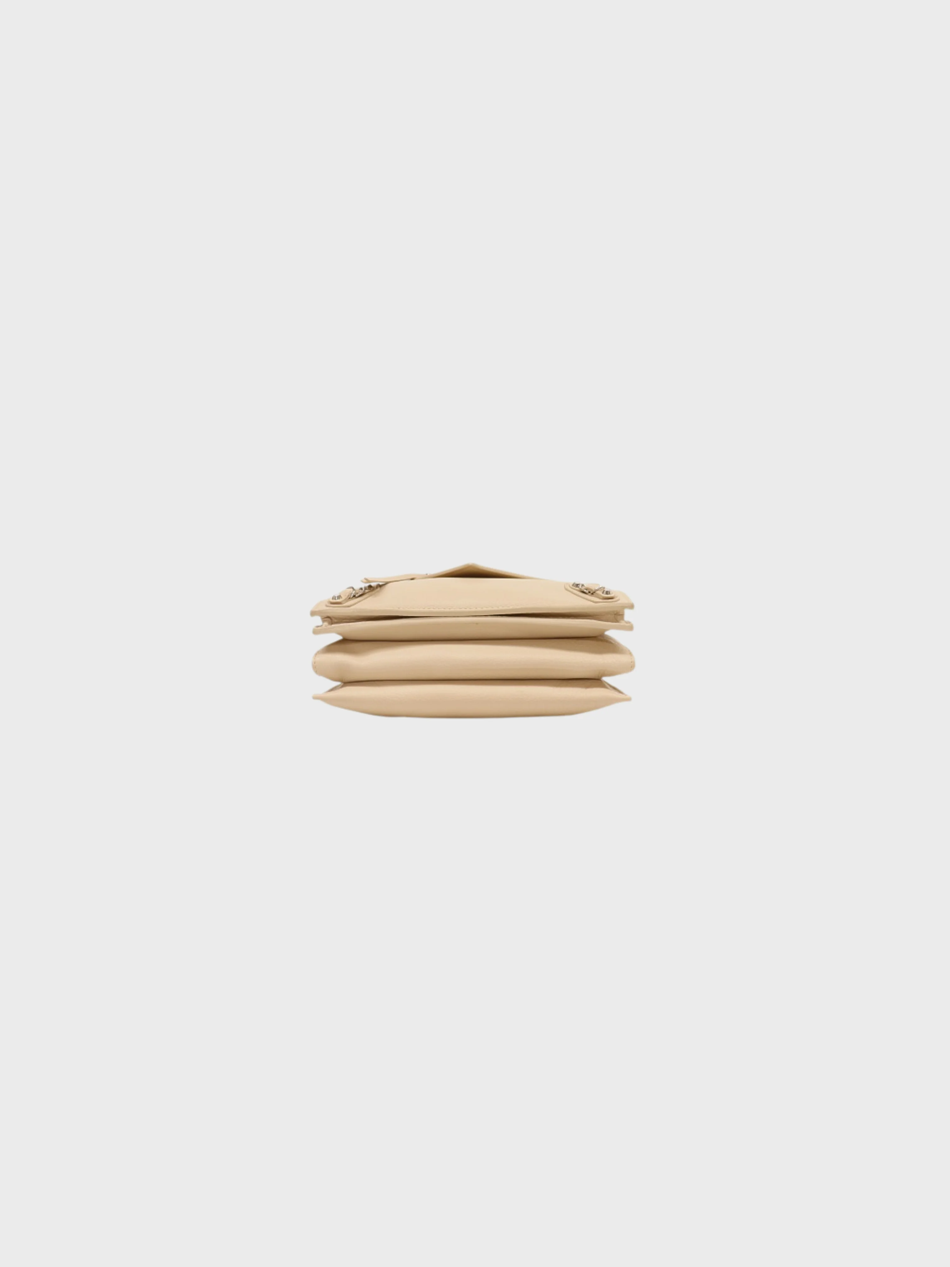 Balenciaga SS 2013 Beige Leather Paper Triple Shoulder Bag - Image 3