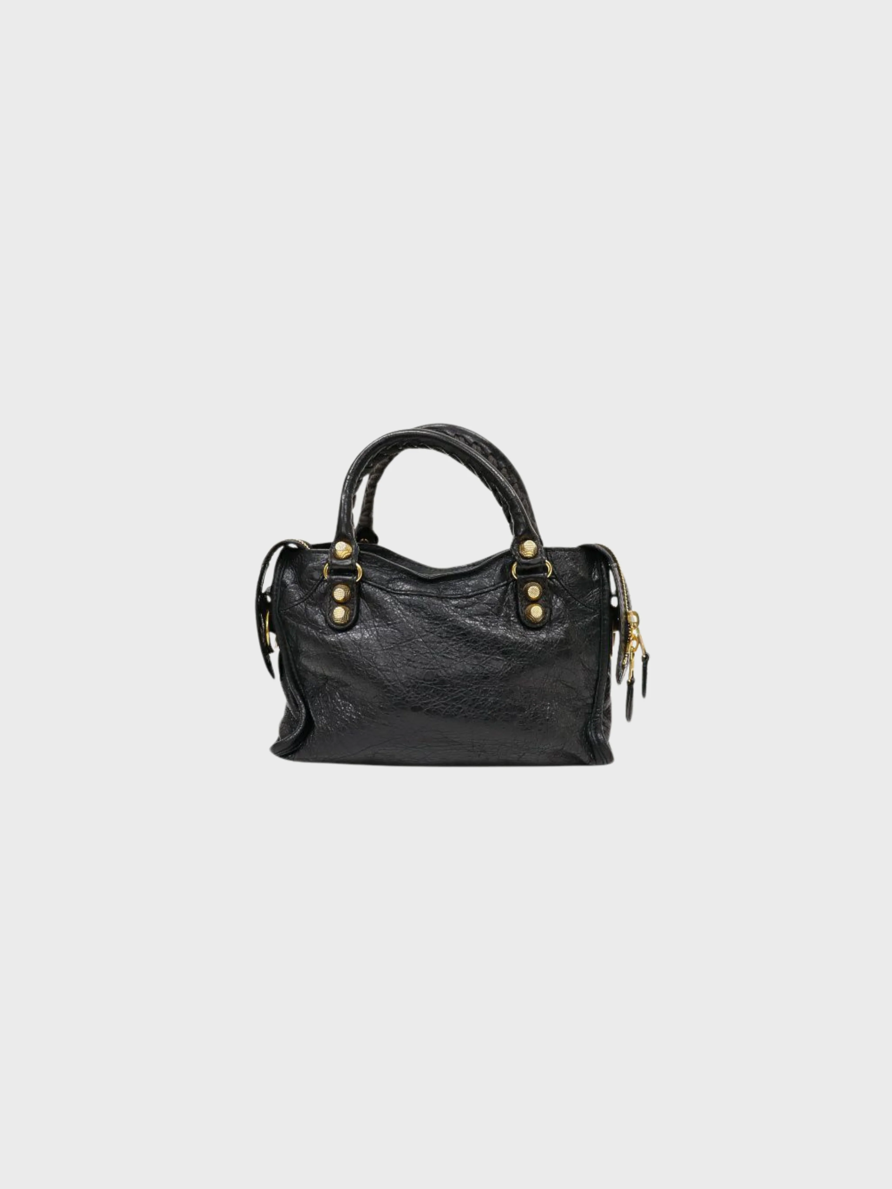Balenciaga 2000s Black Leather Giant Mini City Bag - Image 2