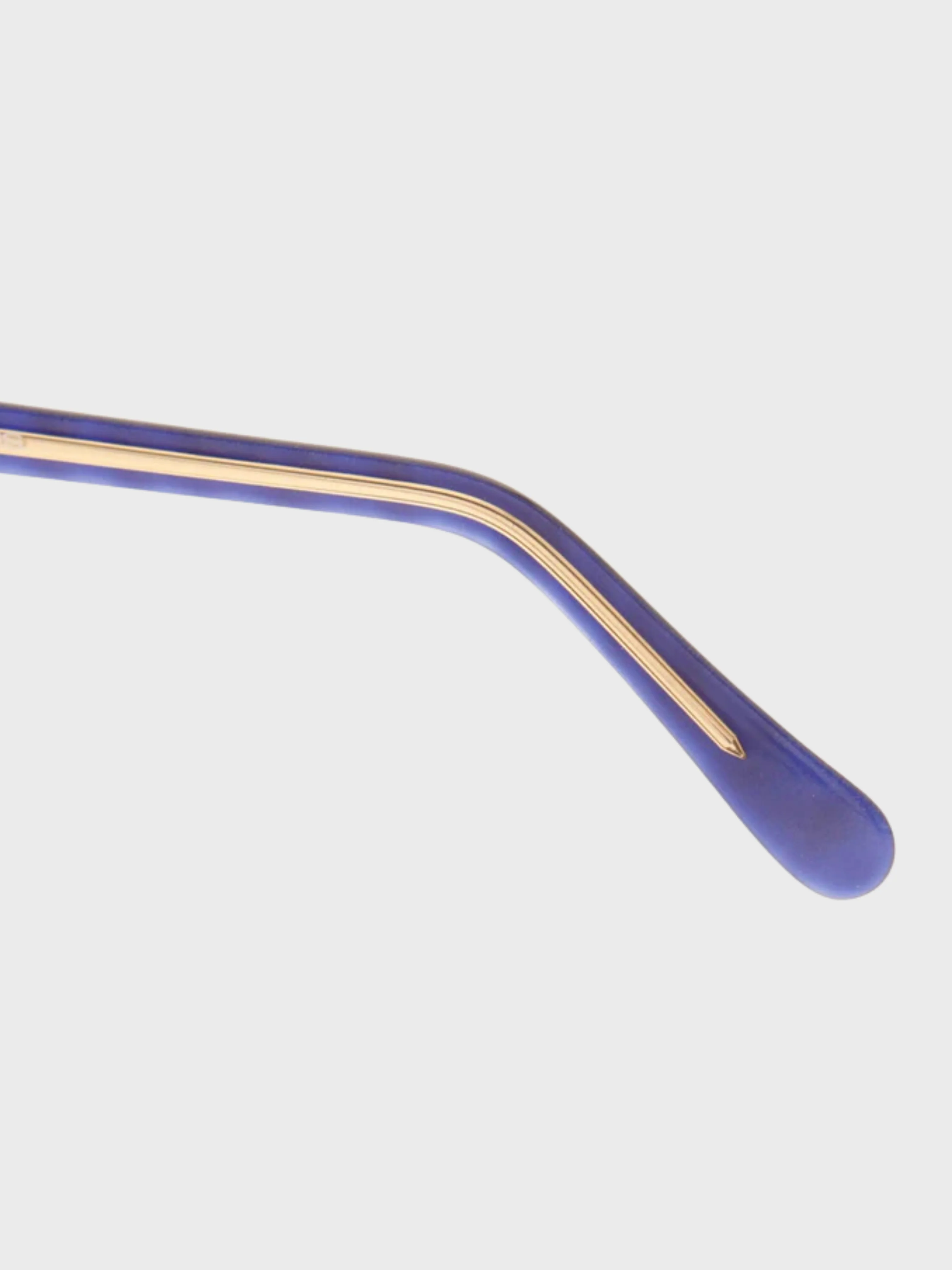 Balenciaga 1990s Blue Plastic BB Sunglasses - Image 5