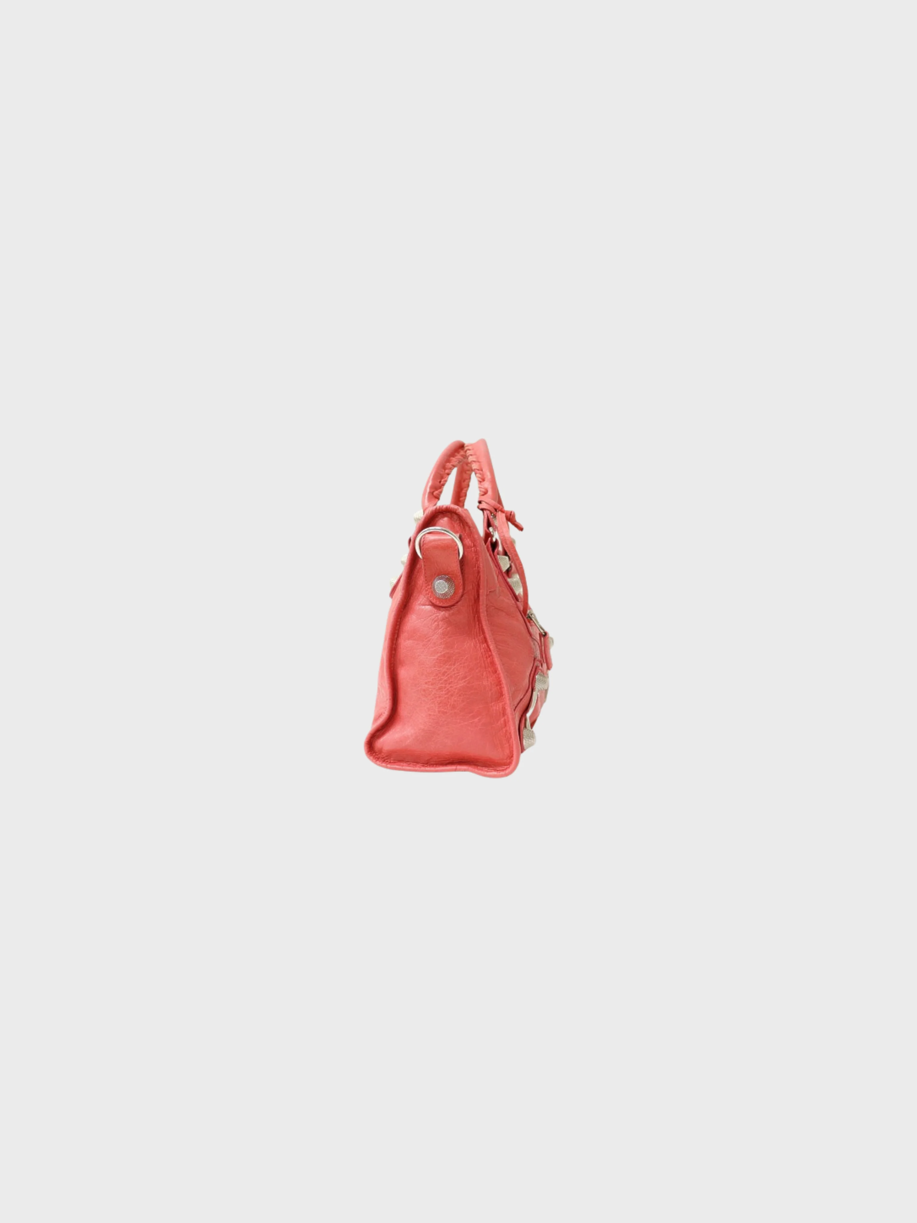 Balenciaga 2000s Pink Leather Giant City Bag - Image 3