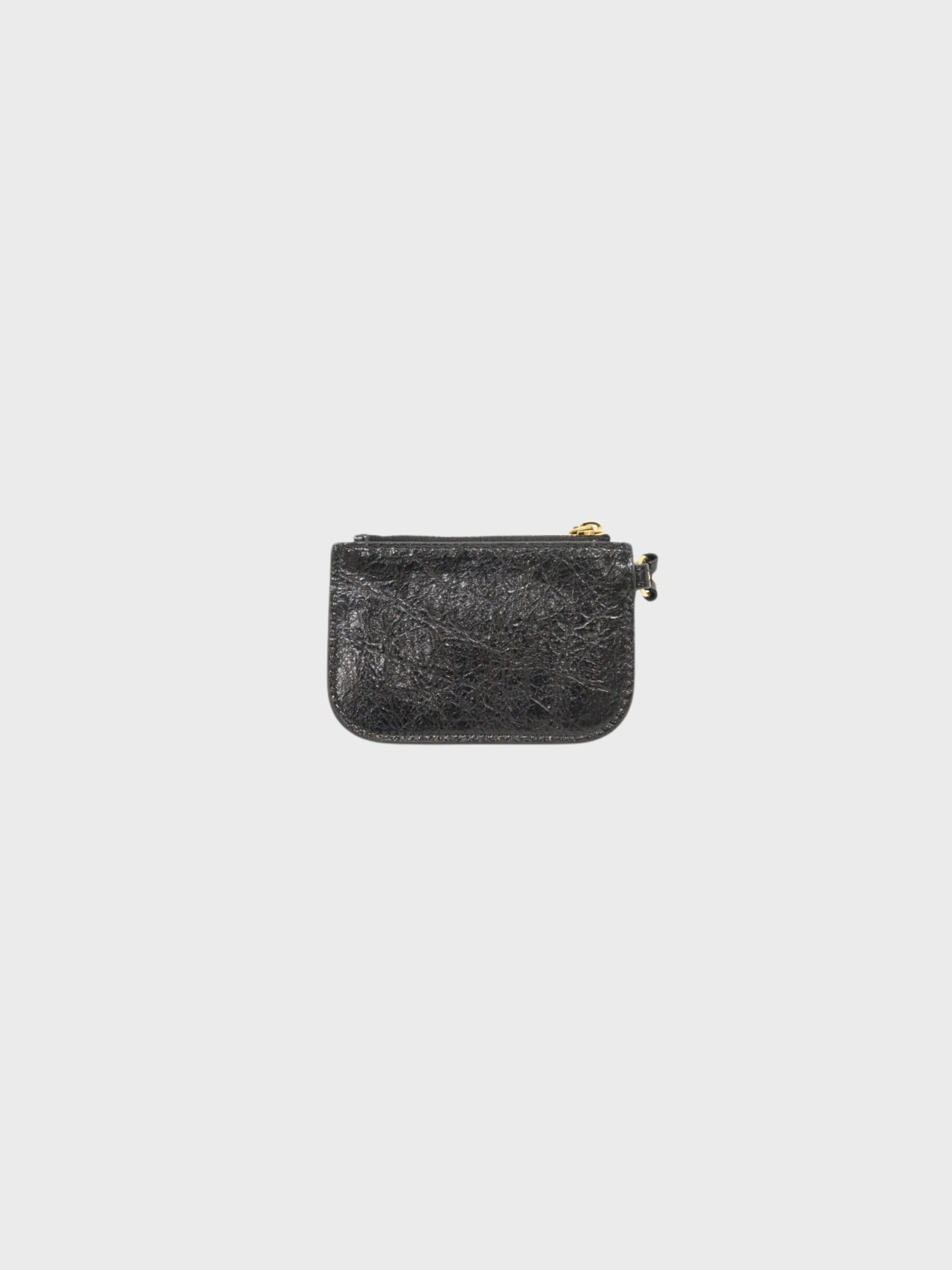 Balenciaga 2021 Black Leather Le Cagole Pouch - Image 2