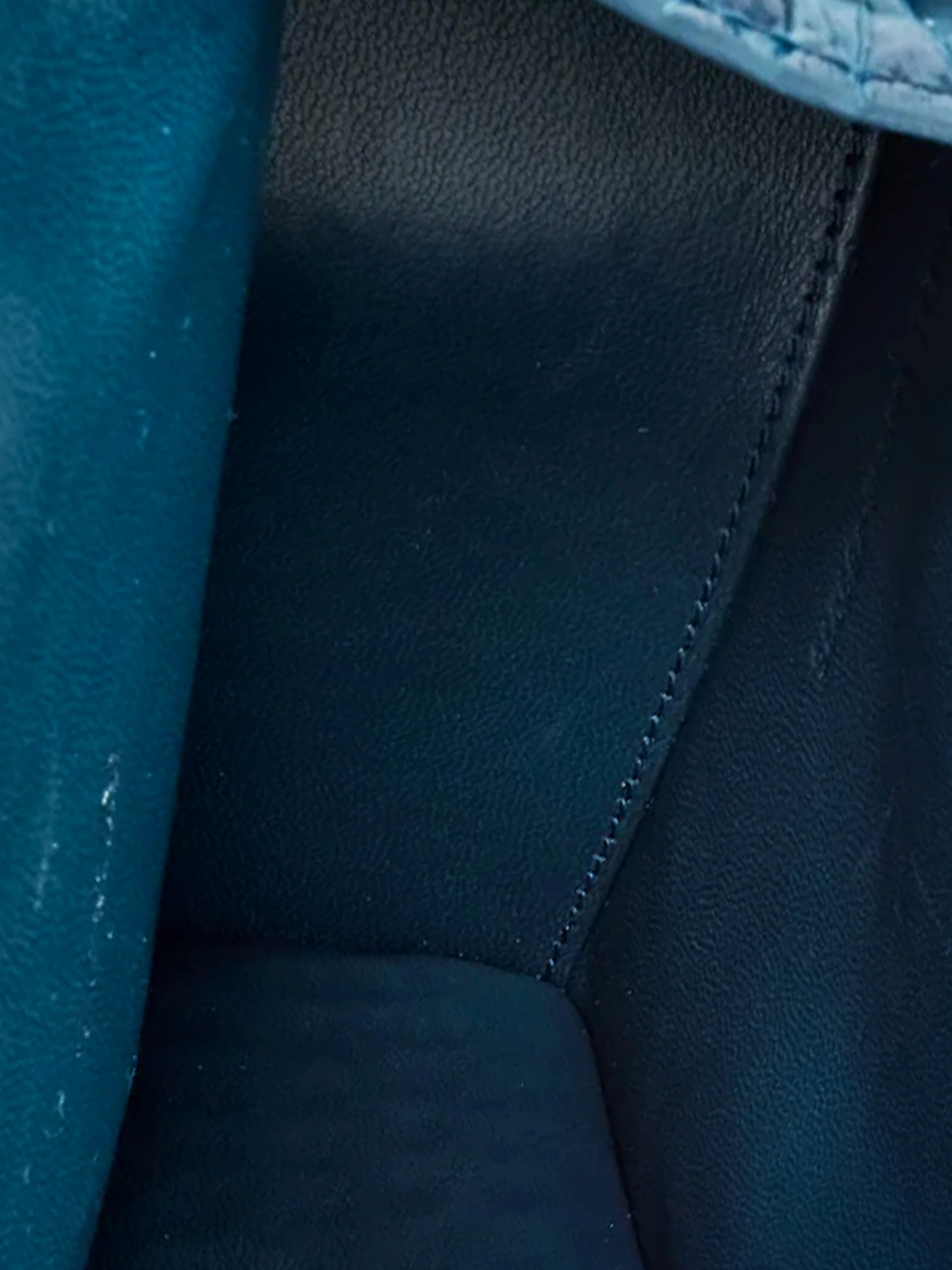 Balenciaga 2022 Deep Teal Croc-embossed Leather XS Hourglass Bag - Image 6