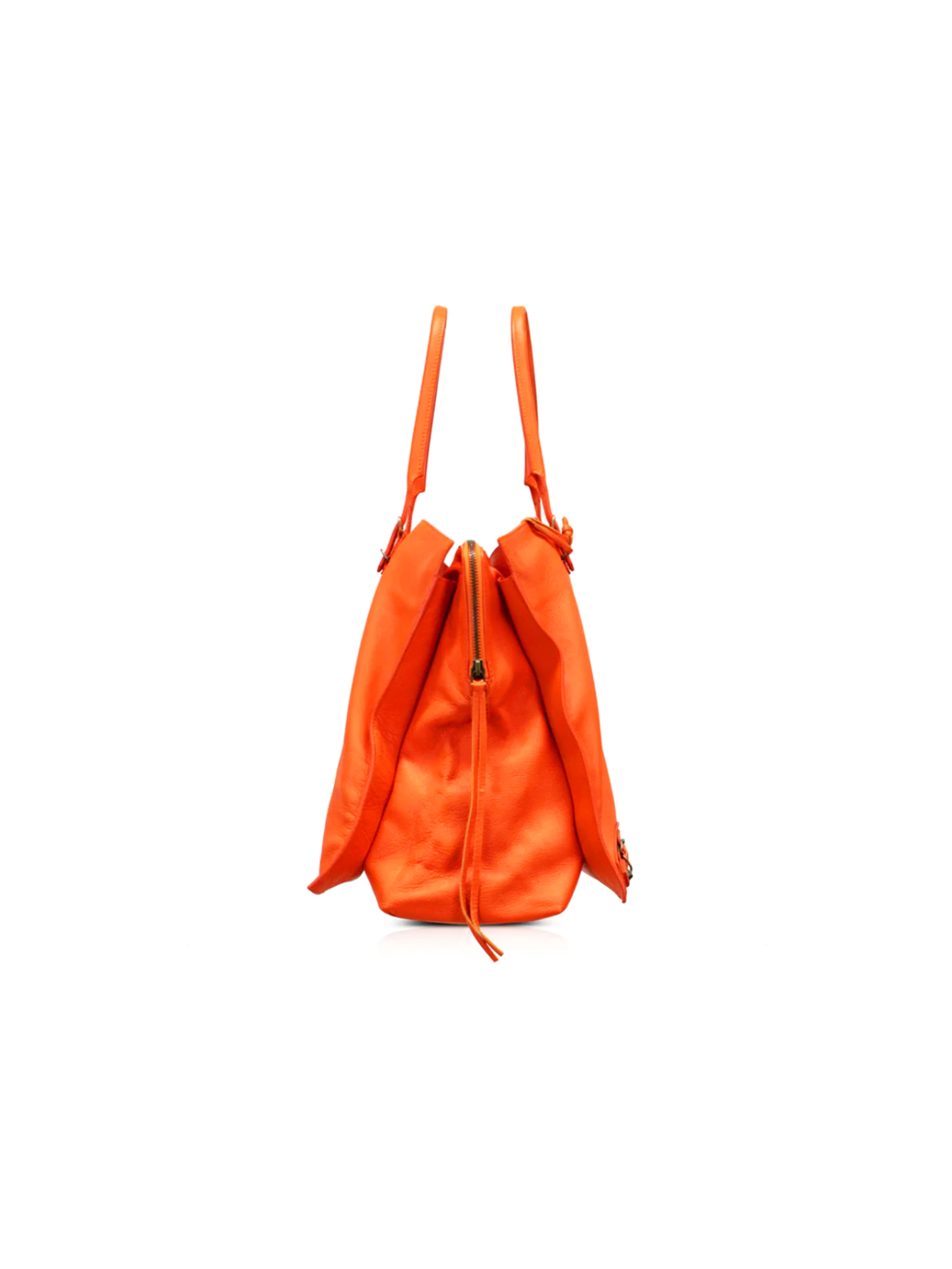 Balenciaga 2010s Orange Papier A4 Bag - Image 3