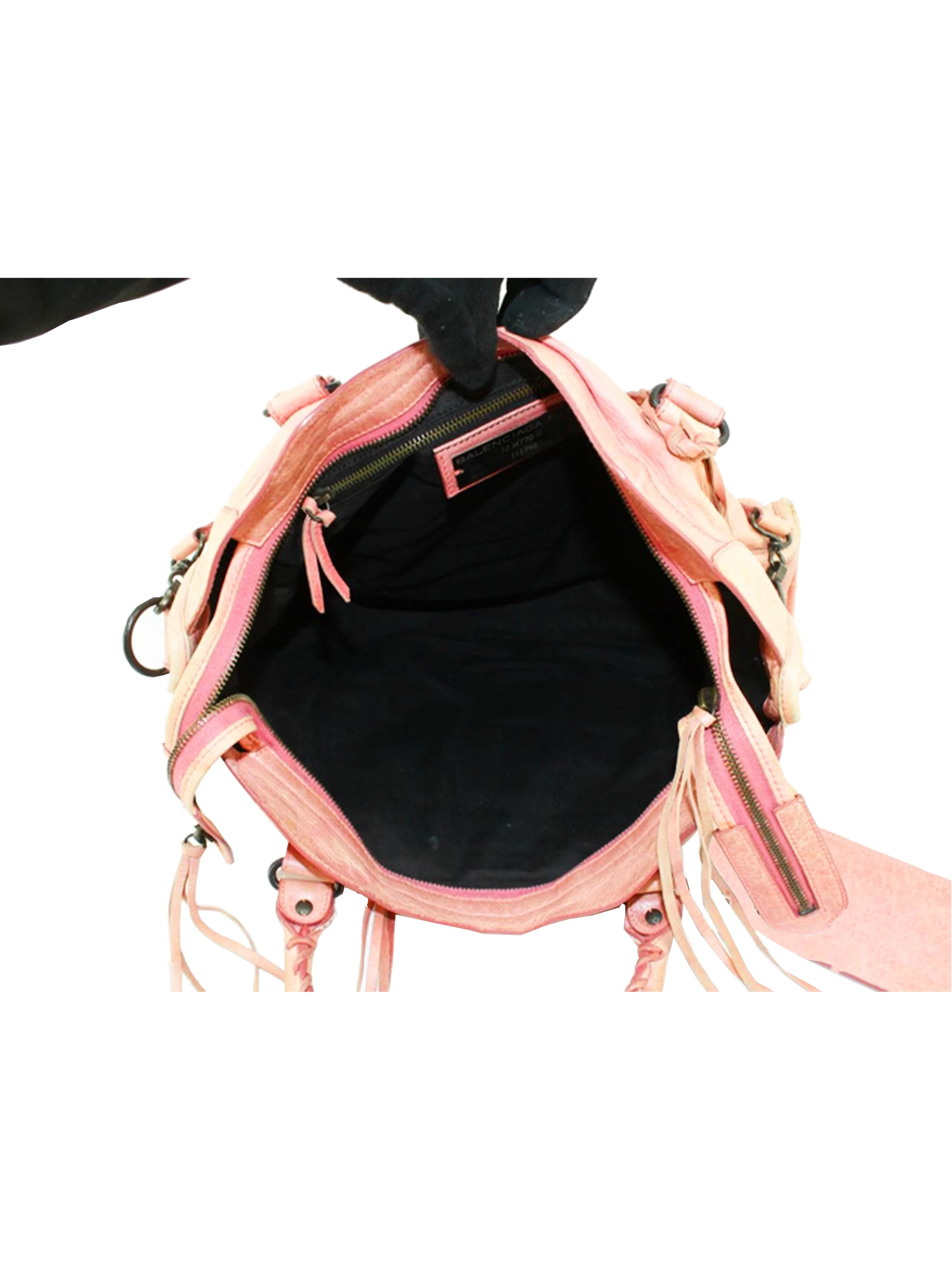 Balenciaga 2000s Dusty Rose City Handbag - Image 3