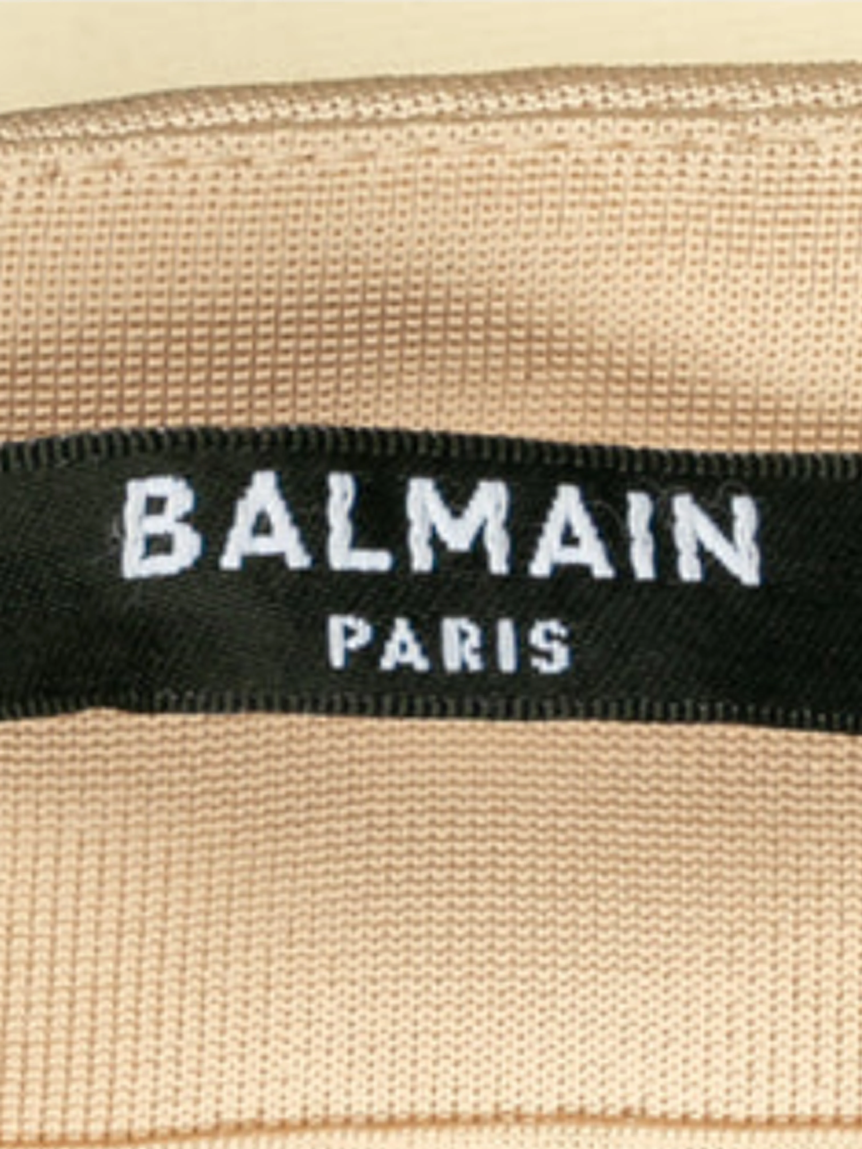 Balmain 2010s Nude Backless Peal Halter Top - Image 5