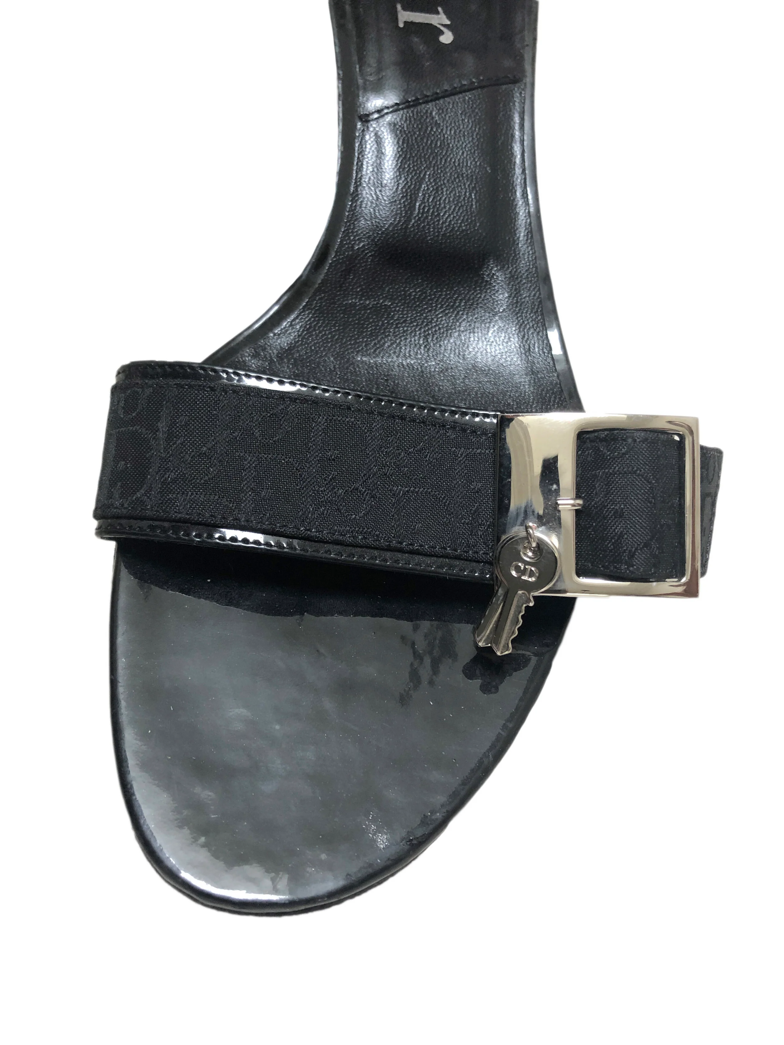 Christian Dior 2000s Black Key Sandals - Image 4
