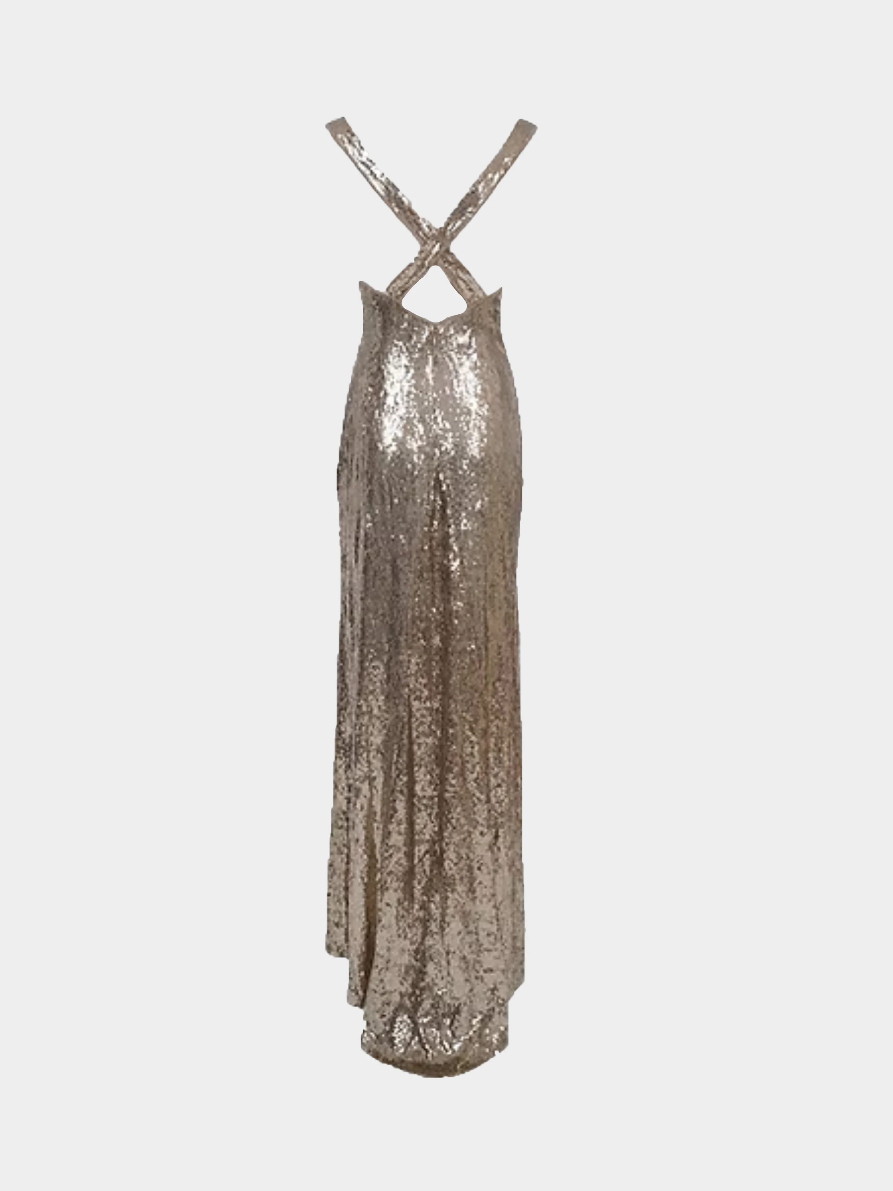 Blumarine Blugirl 2000s Gold Sequin Dress - Image 2