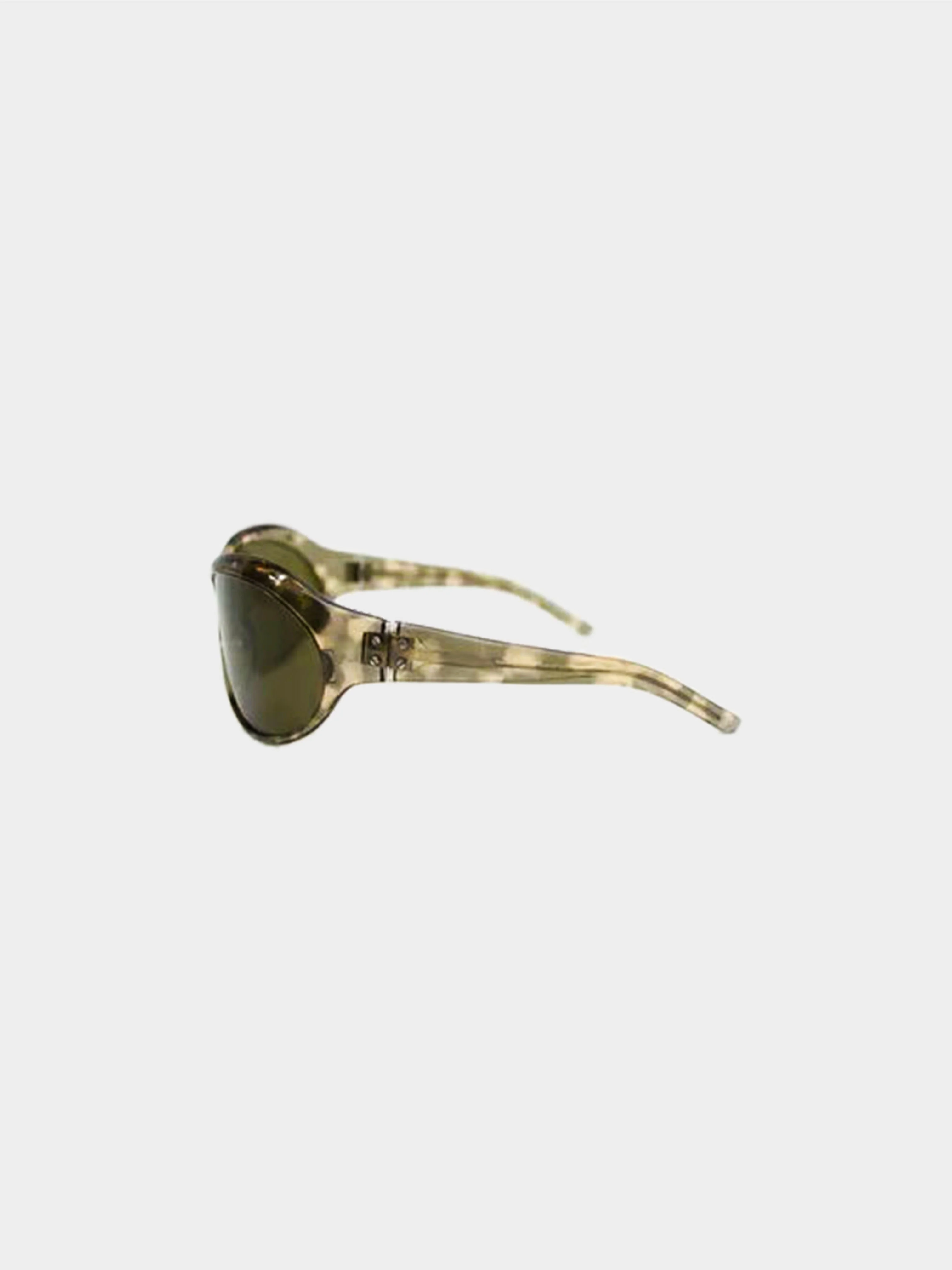 Bottega Veneta 1990-2000s Khaki Sunglasses - Image 2