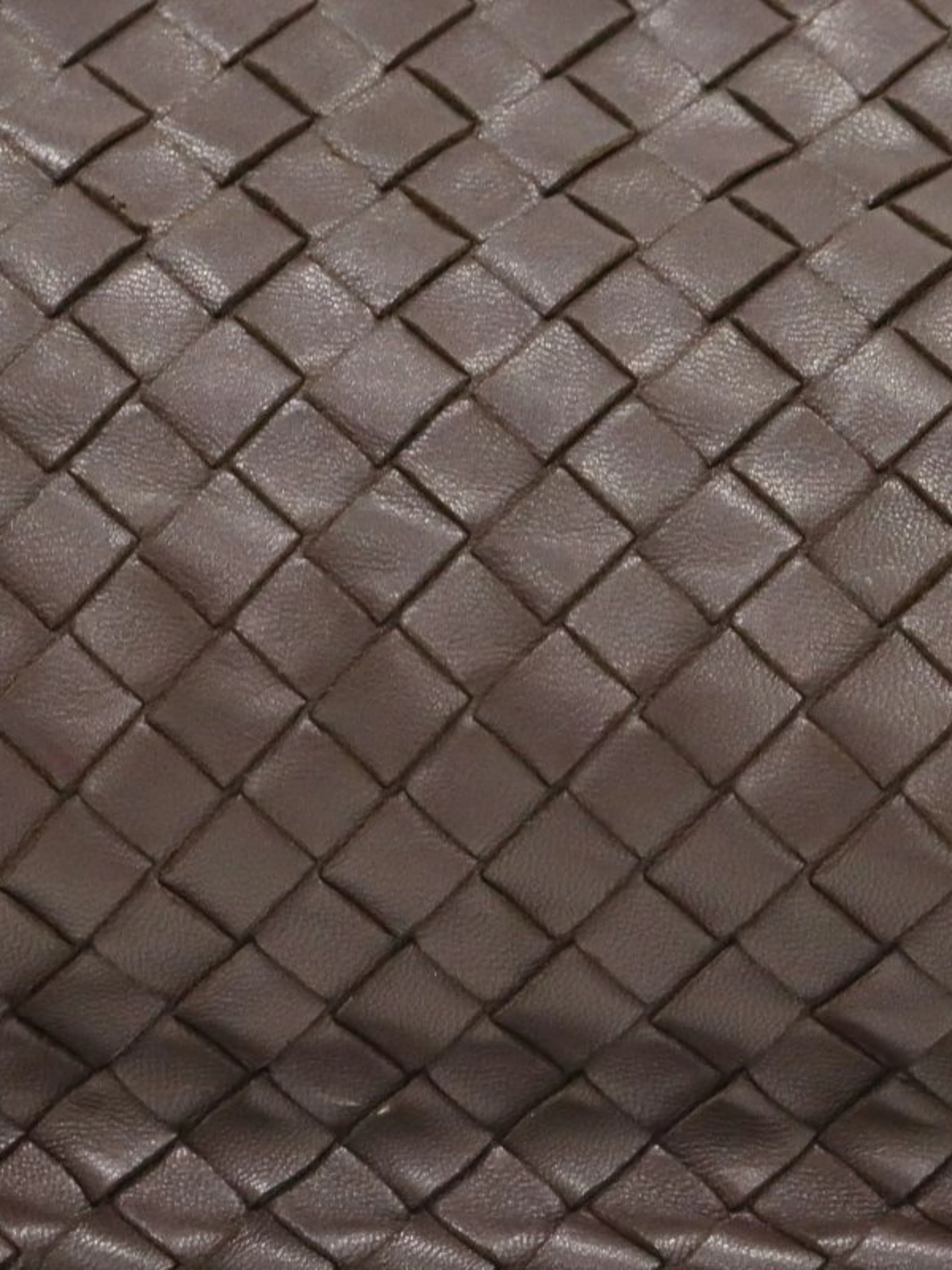 Bottega Veneta 2000s Brown Intrecciato Shoulder Bag - Image 6