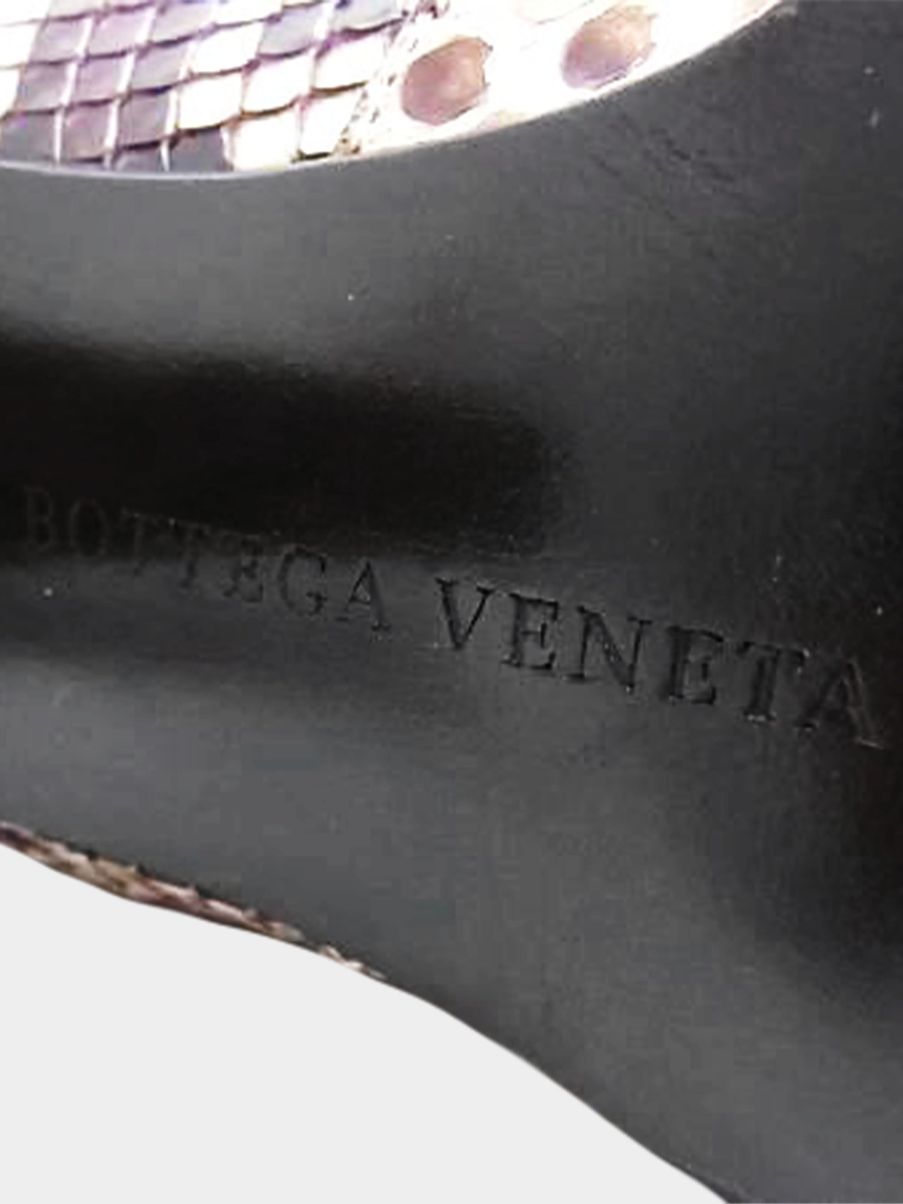 Bottega Veneta 2000s Brown Python Long Boots - Image 4