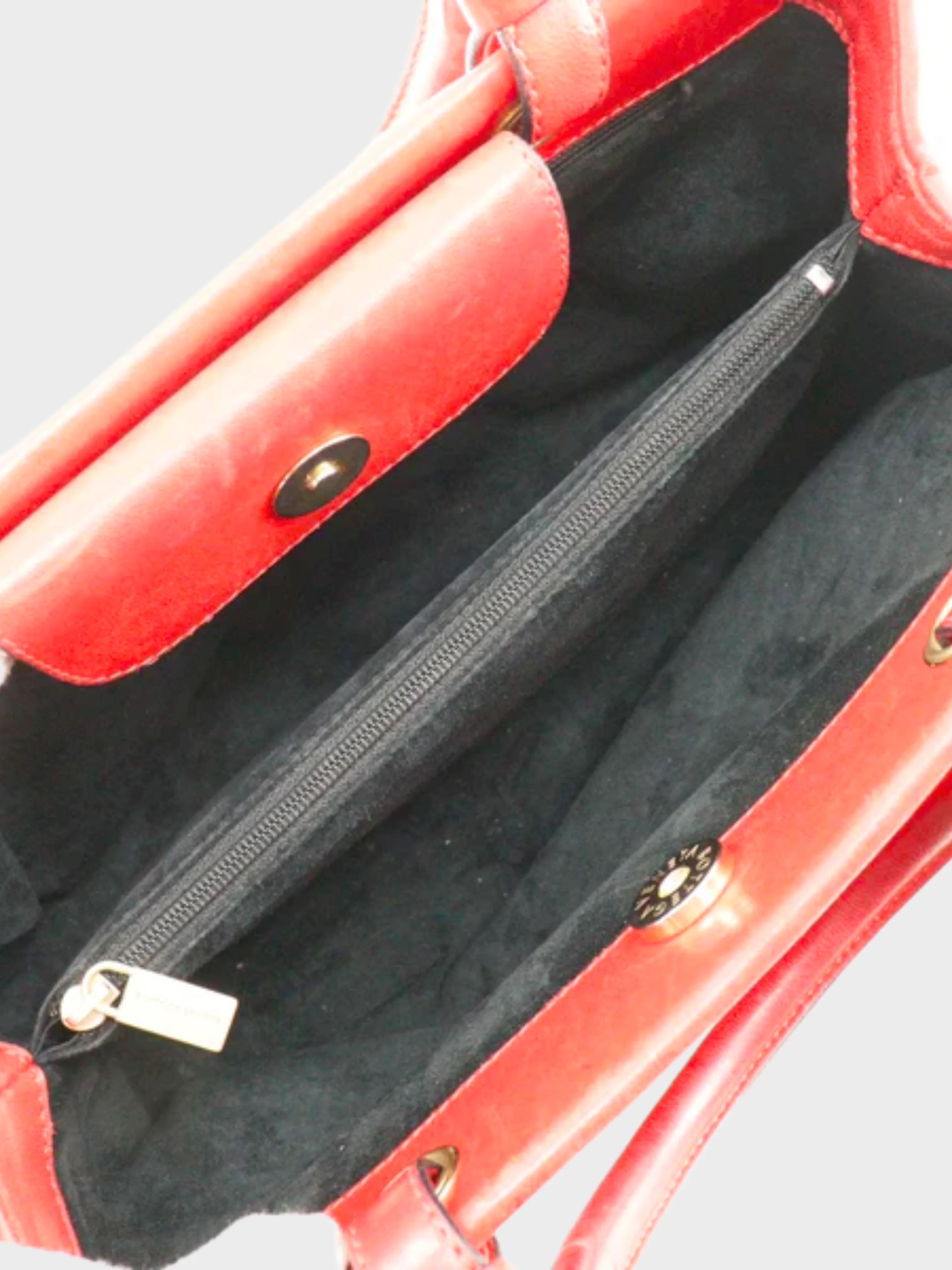 Bottega Veneta 2010s Red Intrecciato Tote Bag - Image 4