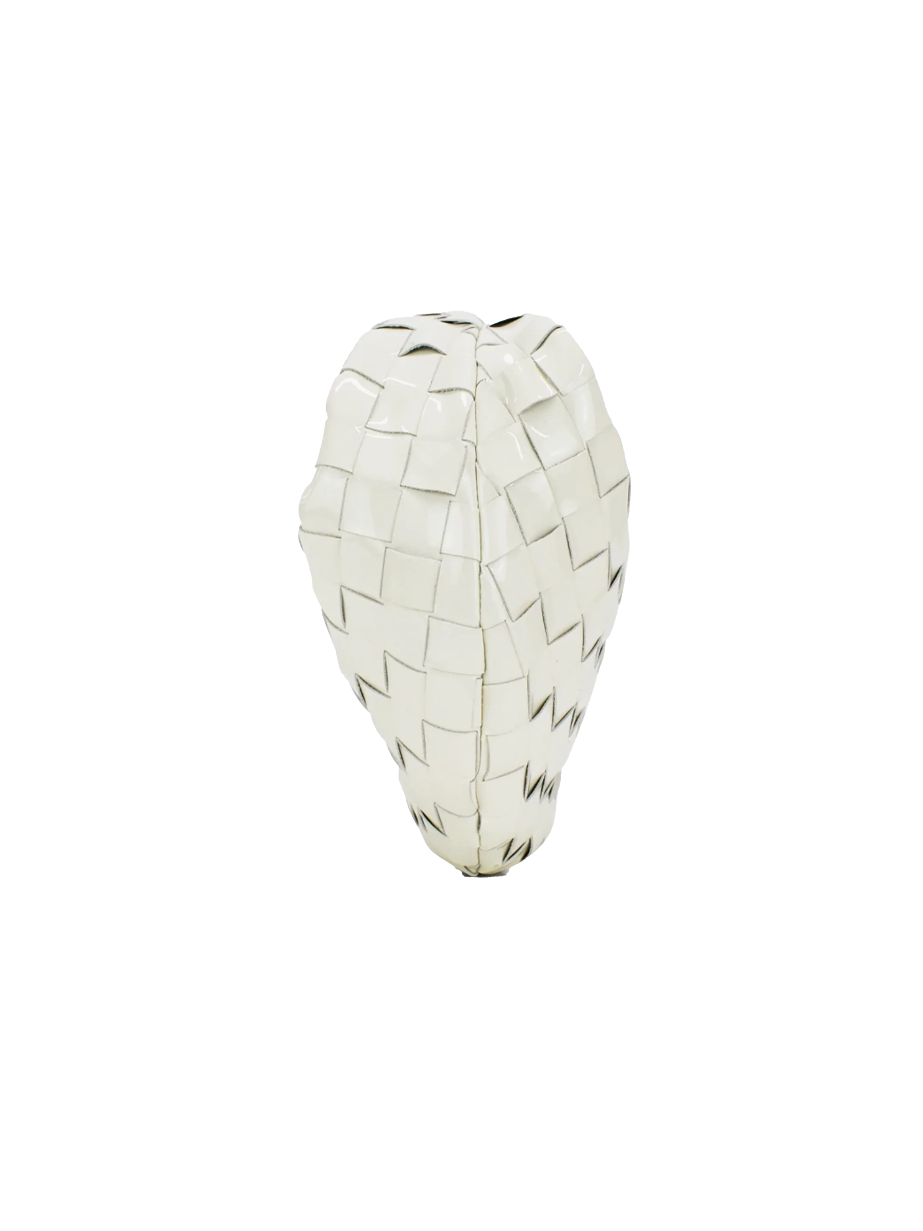 Bottega Veneta White Patent Mini Jodie - Image 3