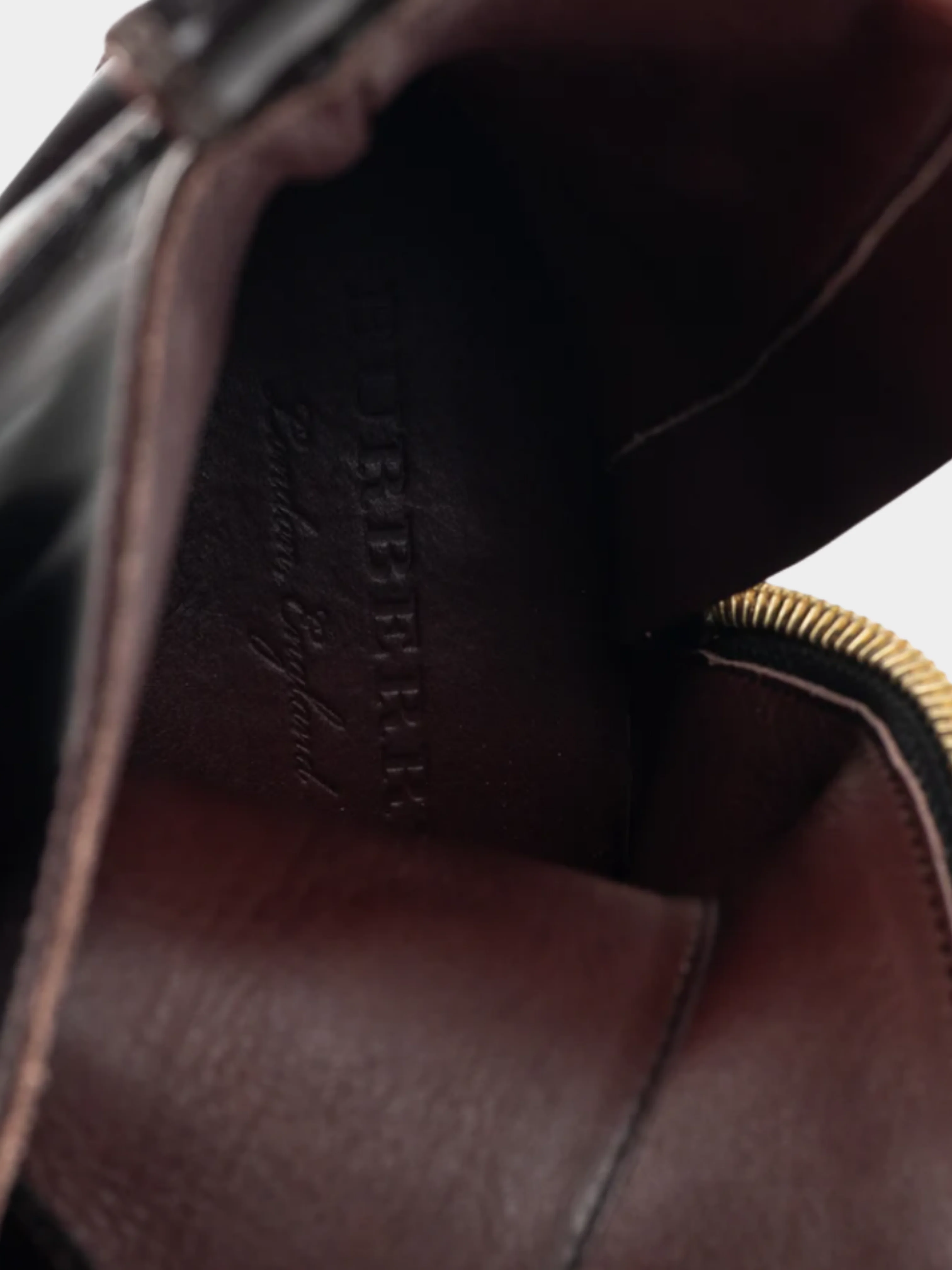 Burberry 2017 Scarcroft 50 Bordeaux Buckled Glossed-Leather Combat Boots - Image 6