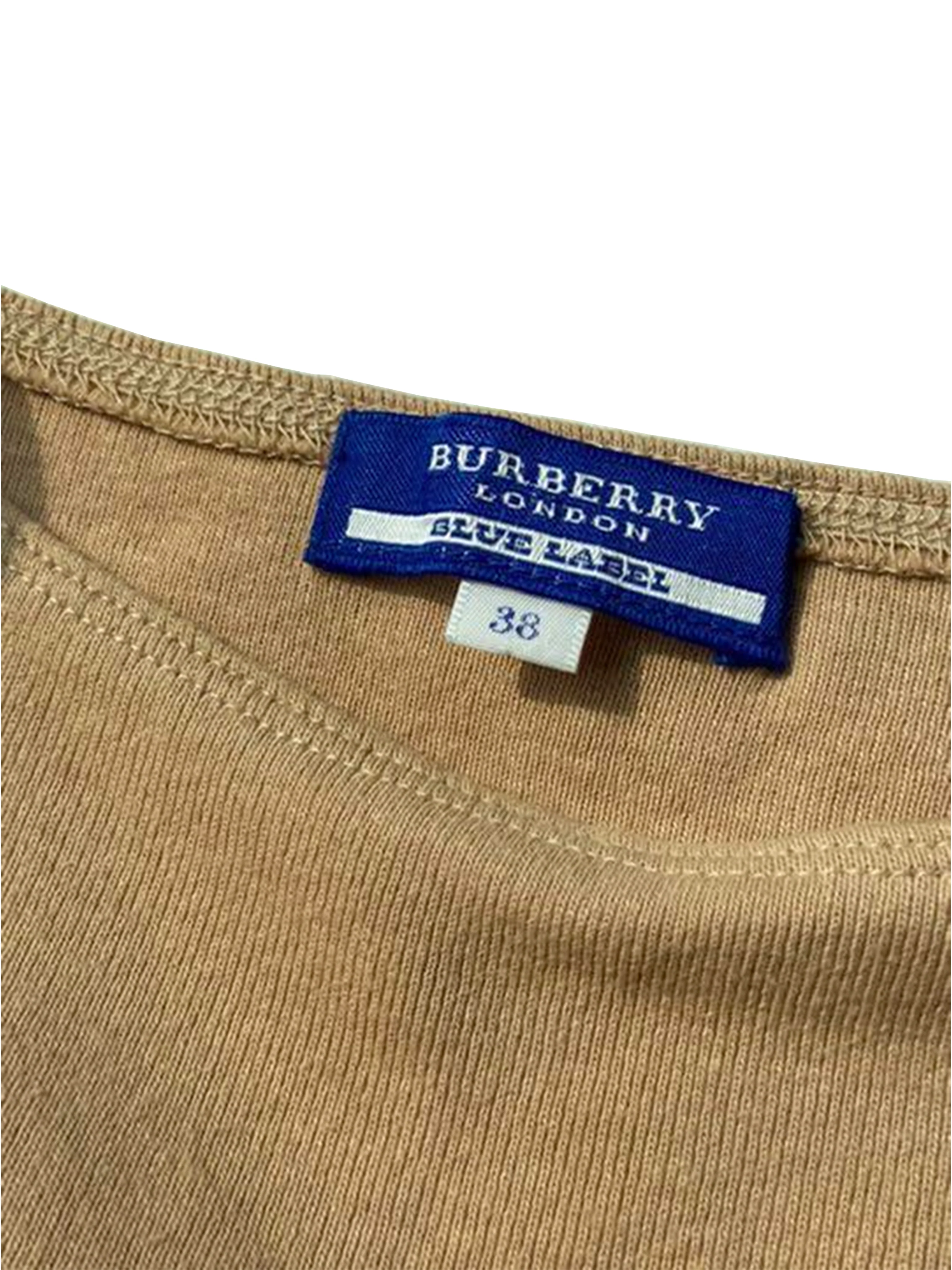 Burberry 2000s Blue Label Beige Tank - Image 2