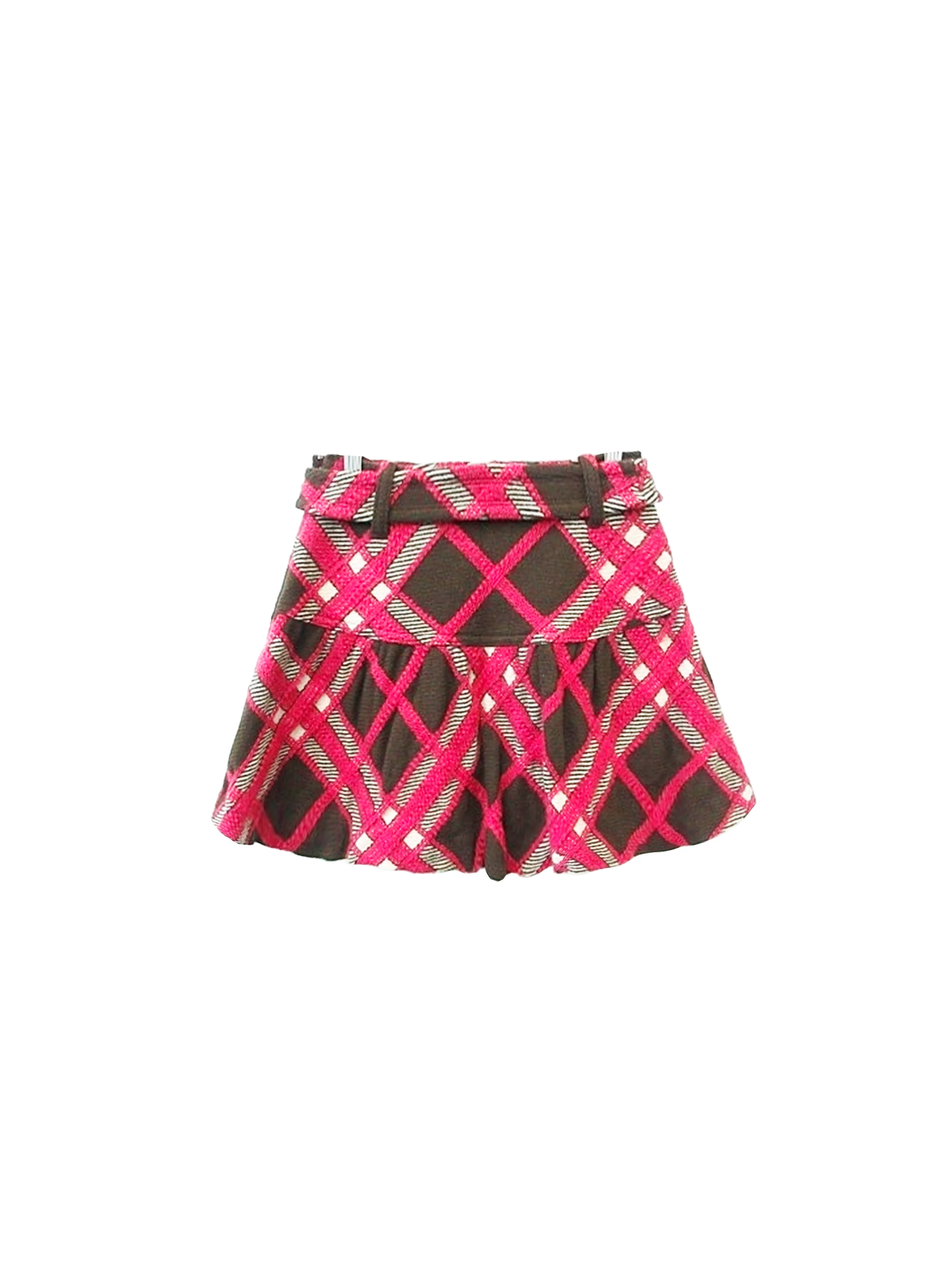 Burberry 2000s Blue Label Pink Wool Skirt - Image 2