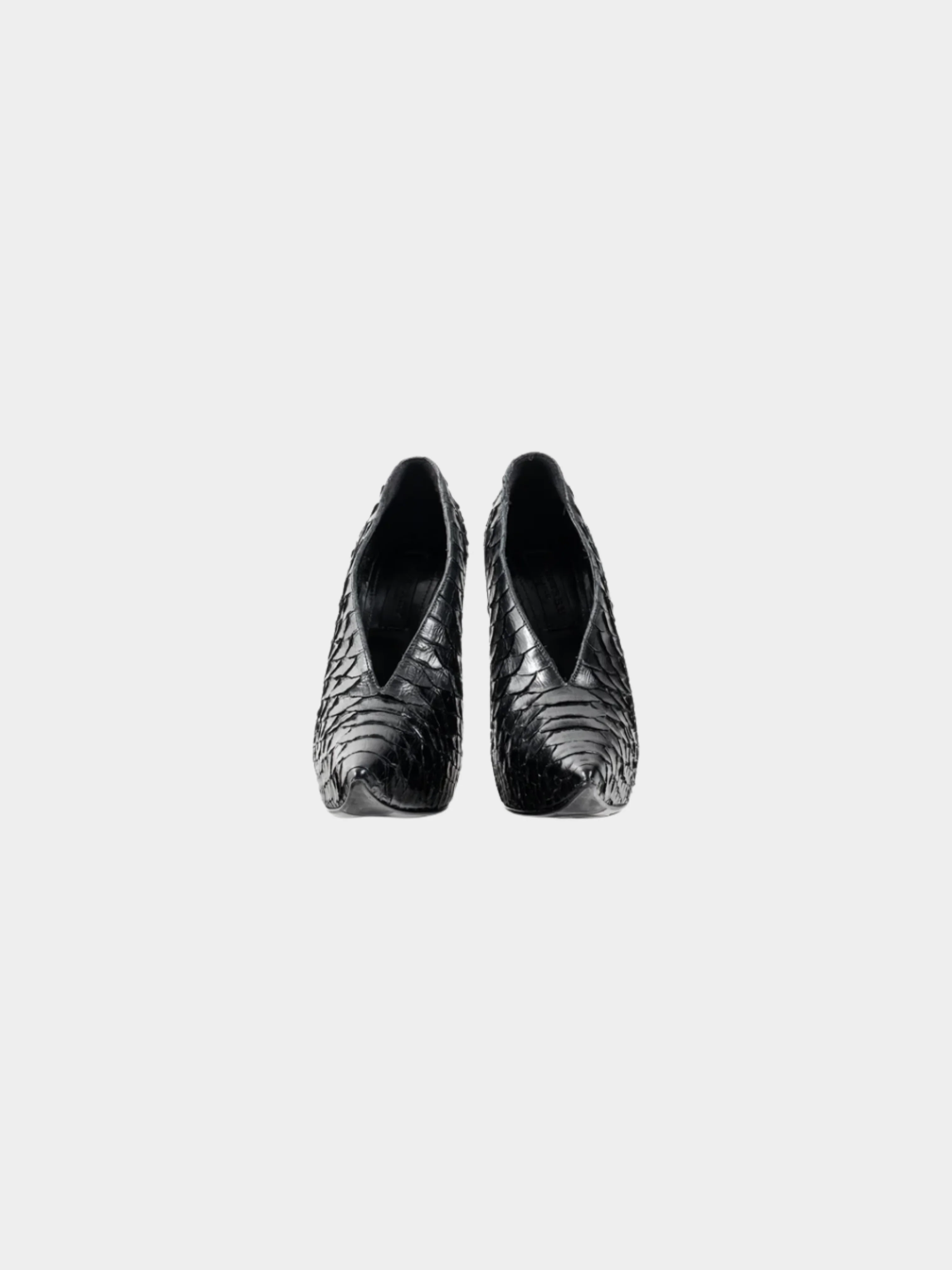 Burberry Prorsum 2000s Python Snakeskin Booties - Image 2