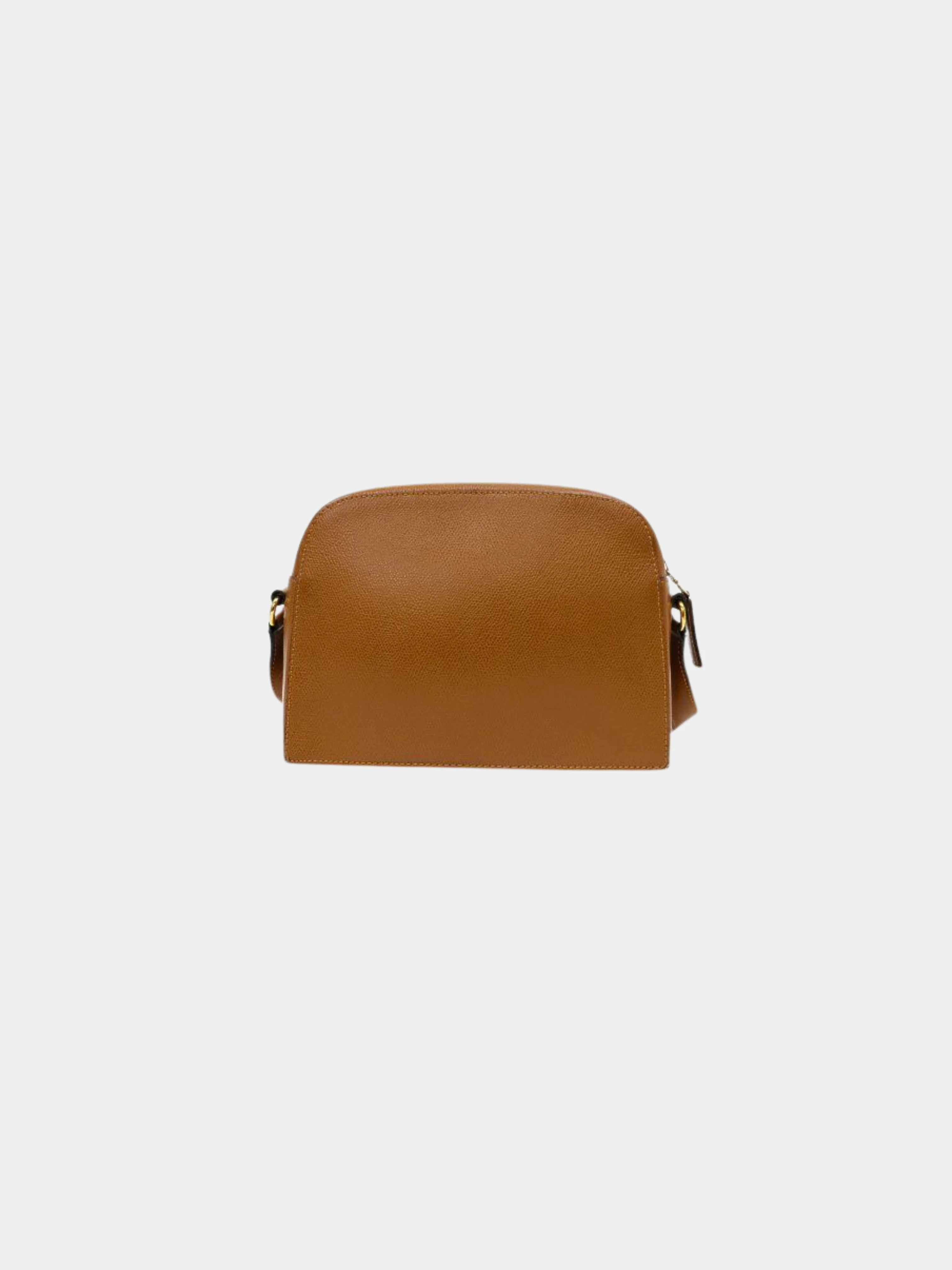 Celine 1990s Camel Logo Turn-Lock Leather Shoulder Bag - Image 2
