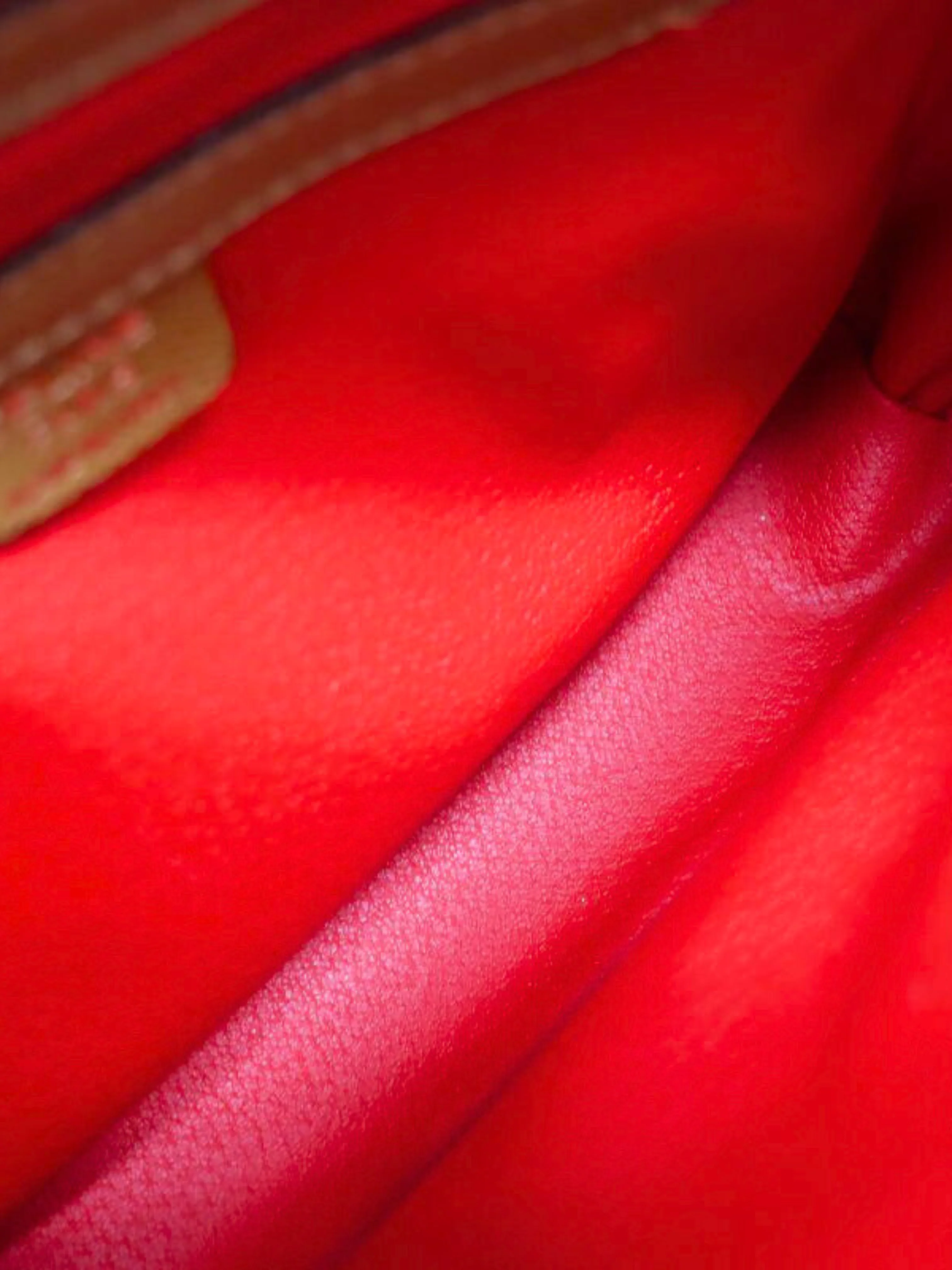 Celine 1990s Camel Logo Turn-Lock Leather Shoulder Bag - Image 8