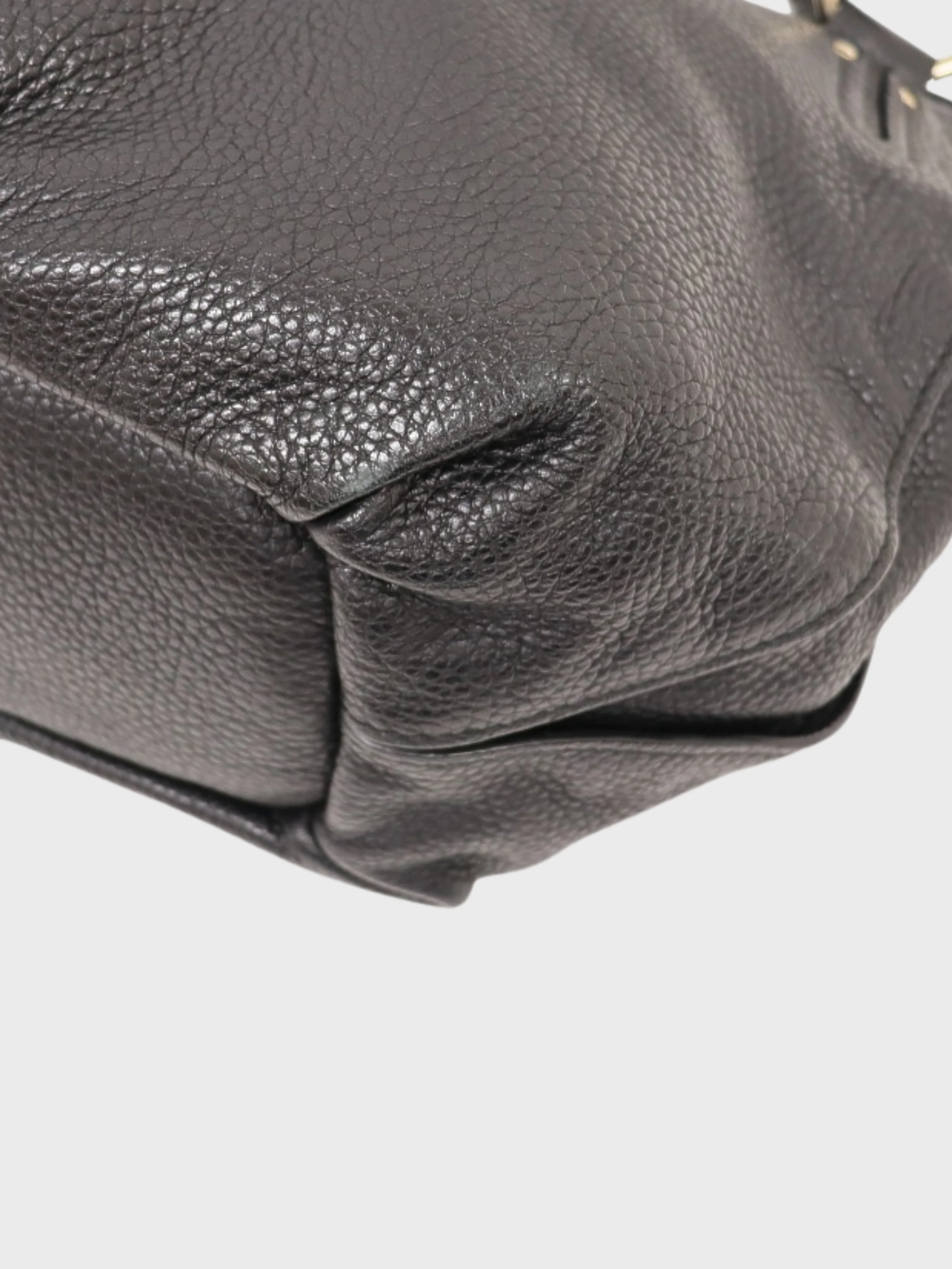 Celine 2000s Black Leather Bittersweet Handbag - Image 4