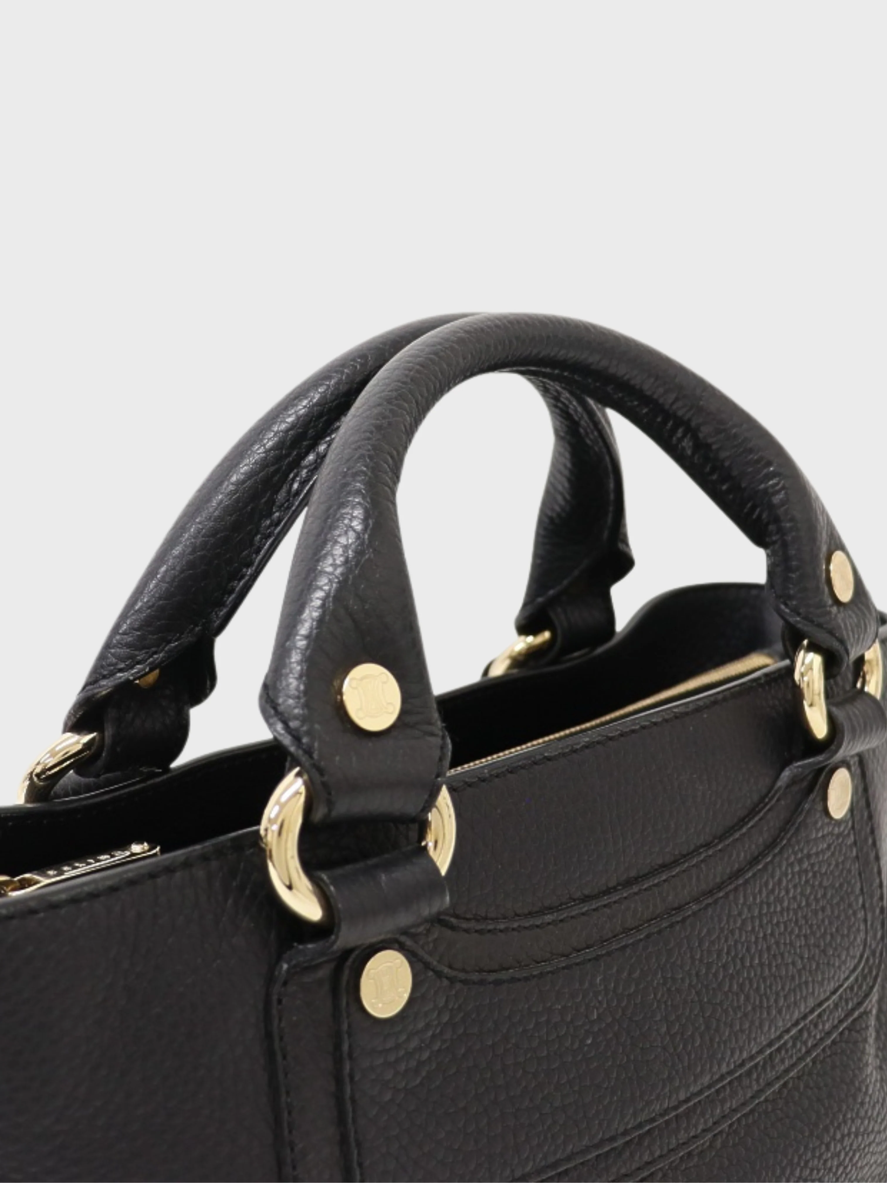 Celine 2000s Black Leather Boogie Bag - Image 6