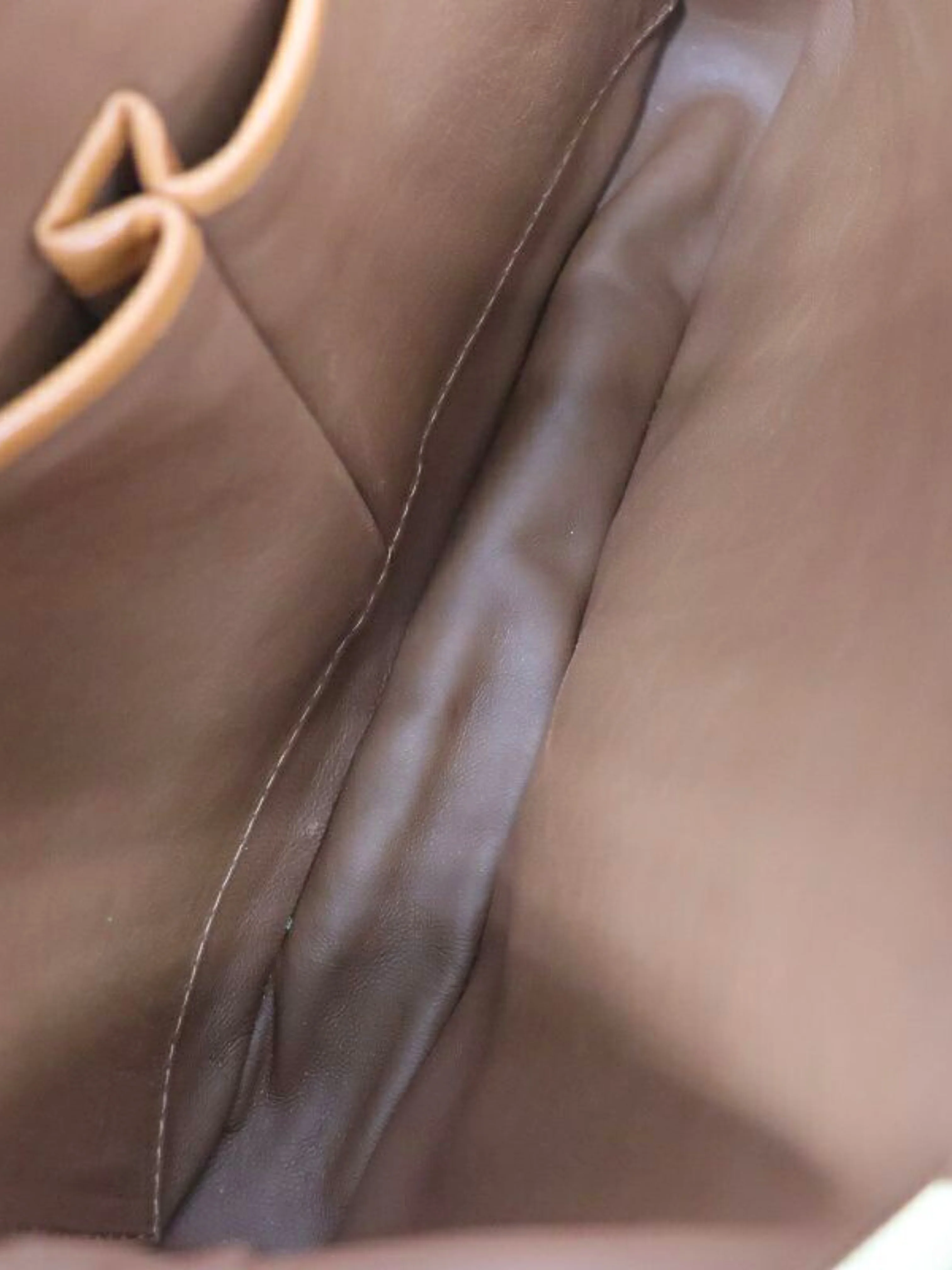 Celine 2000s Brown Triomphe Leather Shoulder Bag - Image 8