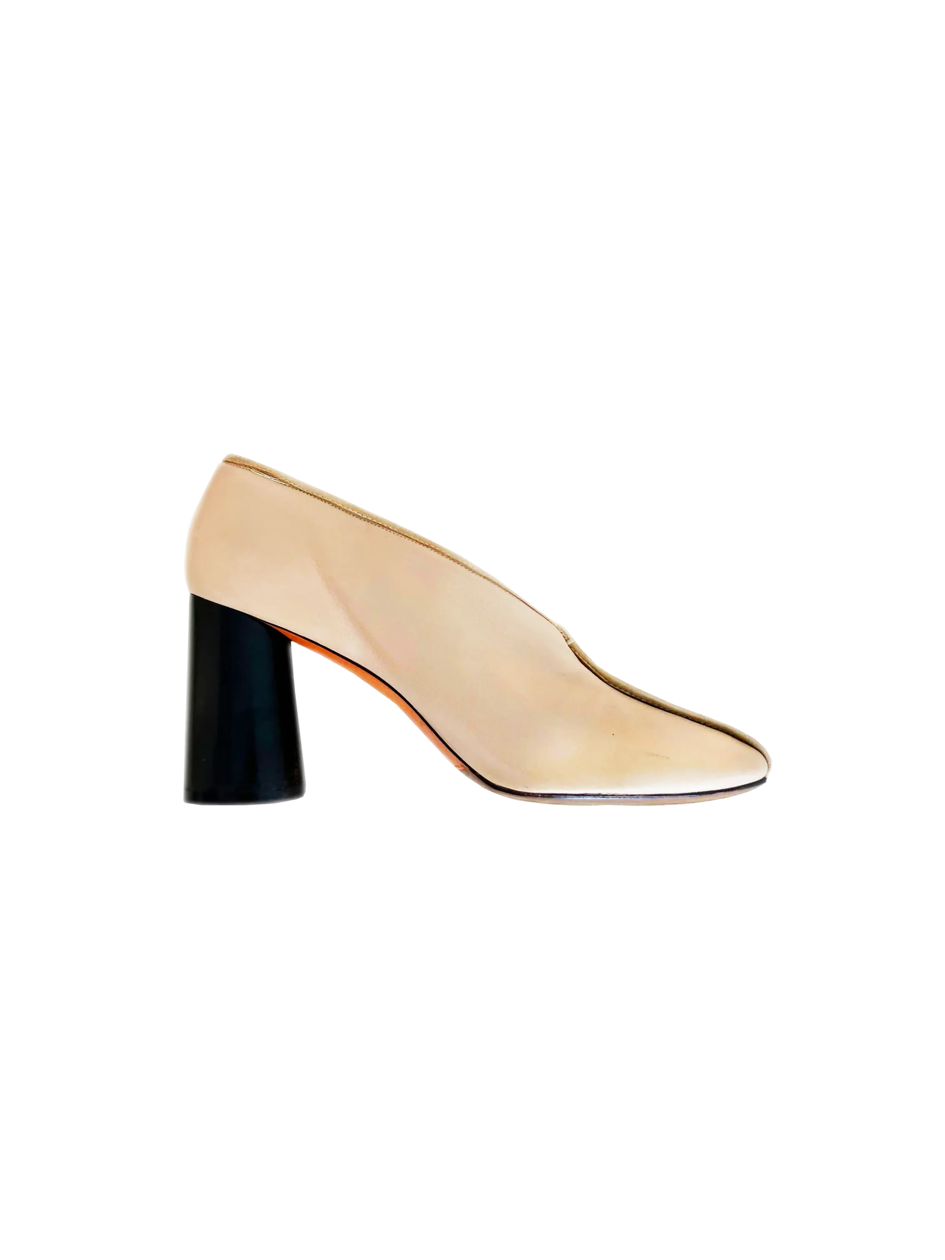 Celine 2000s Split Toe Beige Heels