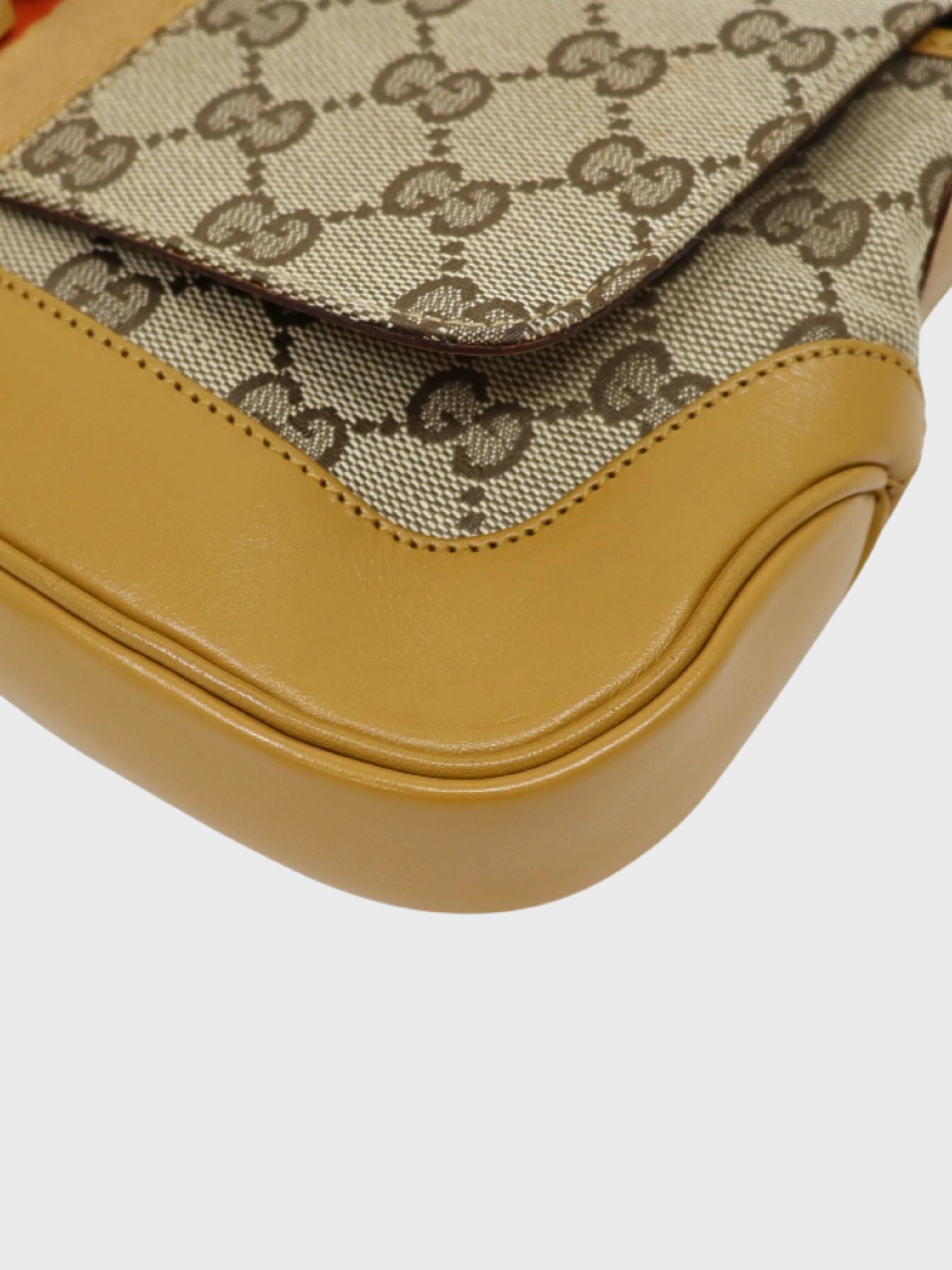 Celine 2010s Beige Black Raffia Leather Big Bag Nano Bag - Image 6