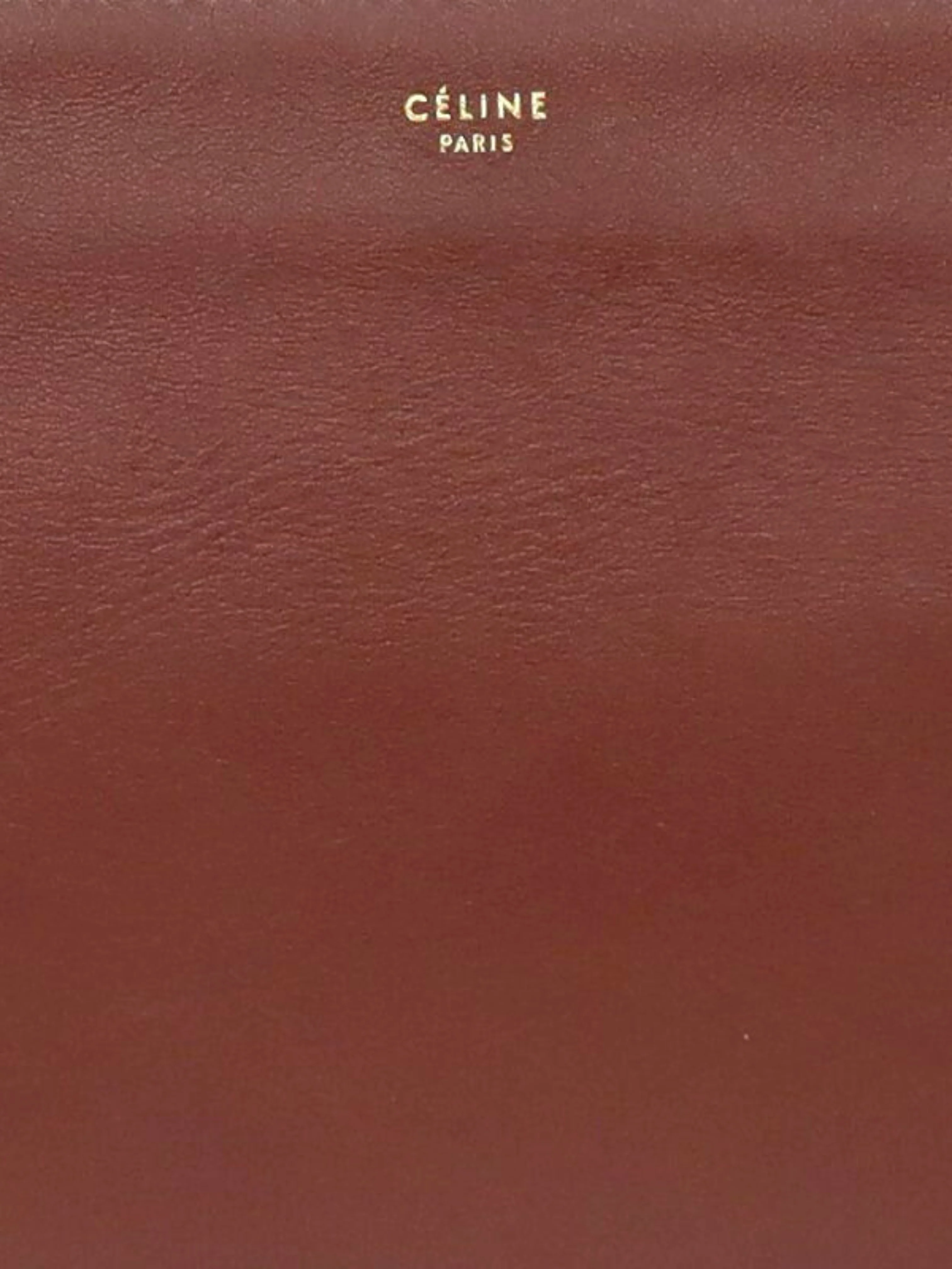 Celine 2010s Bordeaux Leather Trio Crossbody Bag - Image 7