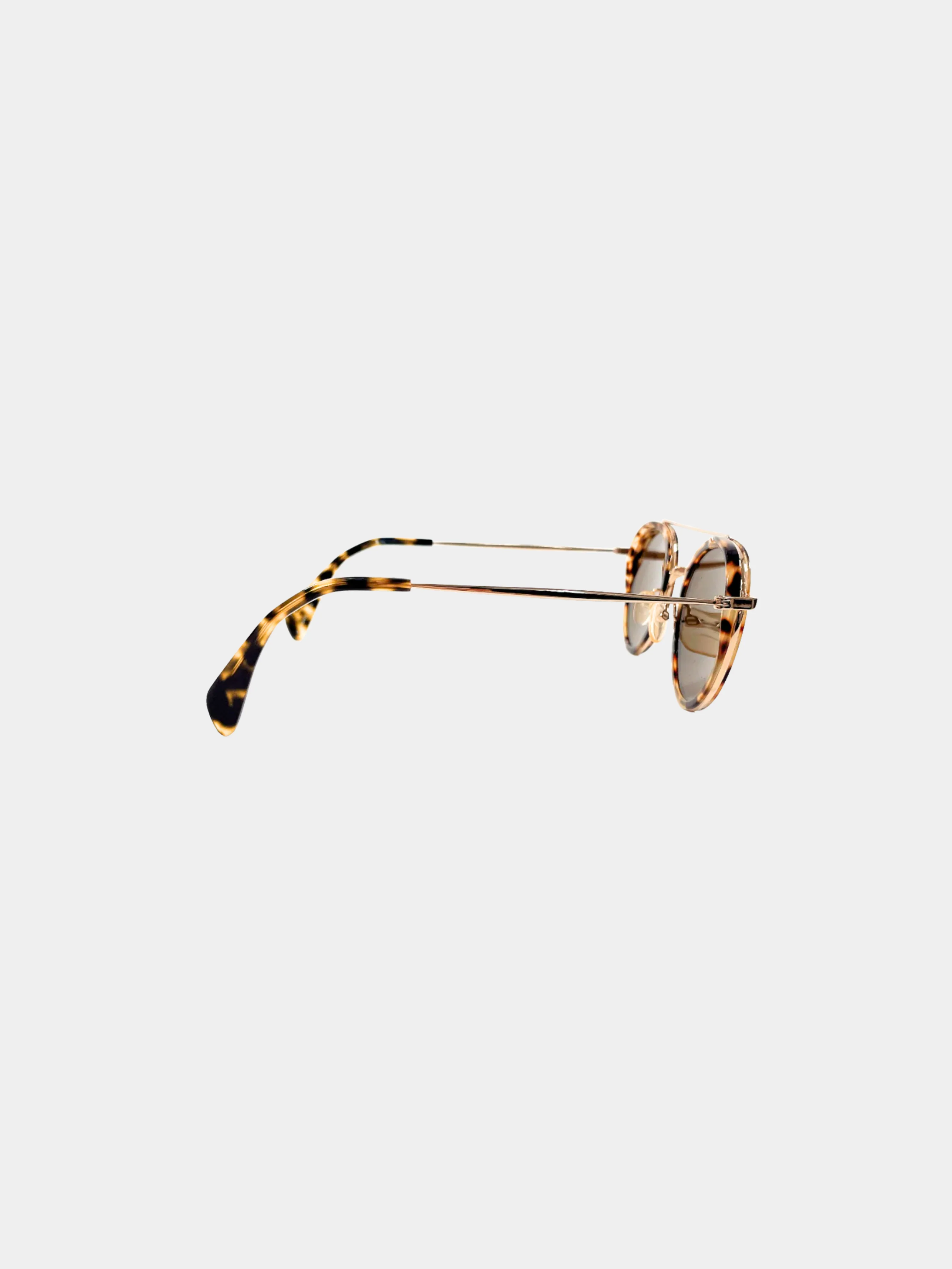 Celine 2010s Brown Tortoiseshell Sunglasses - Image 3