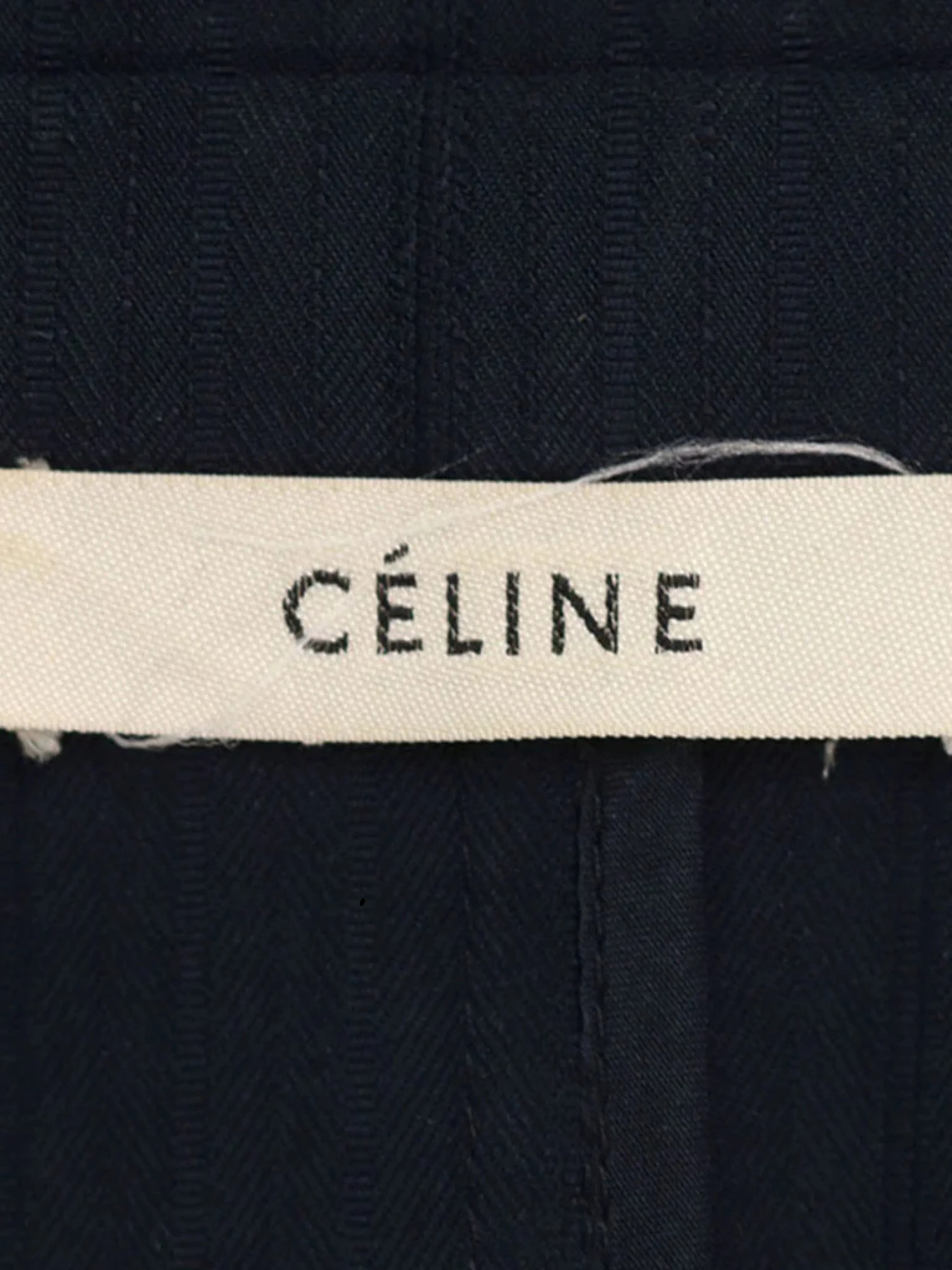 Celine AW 2017 Navy Polyester Dress - Image 3