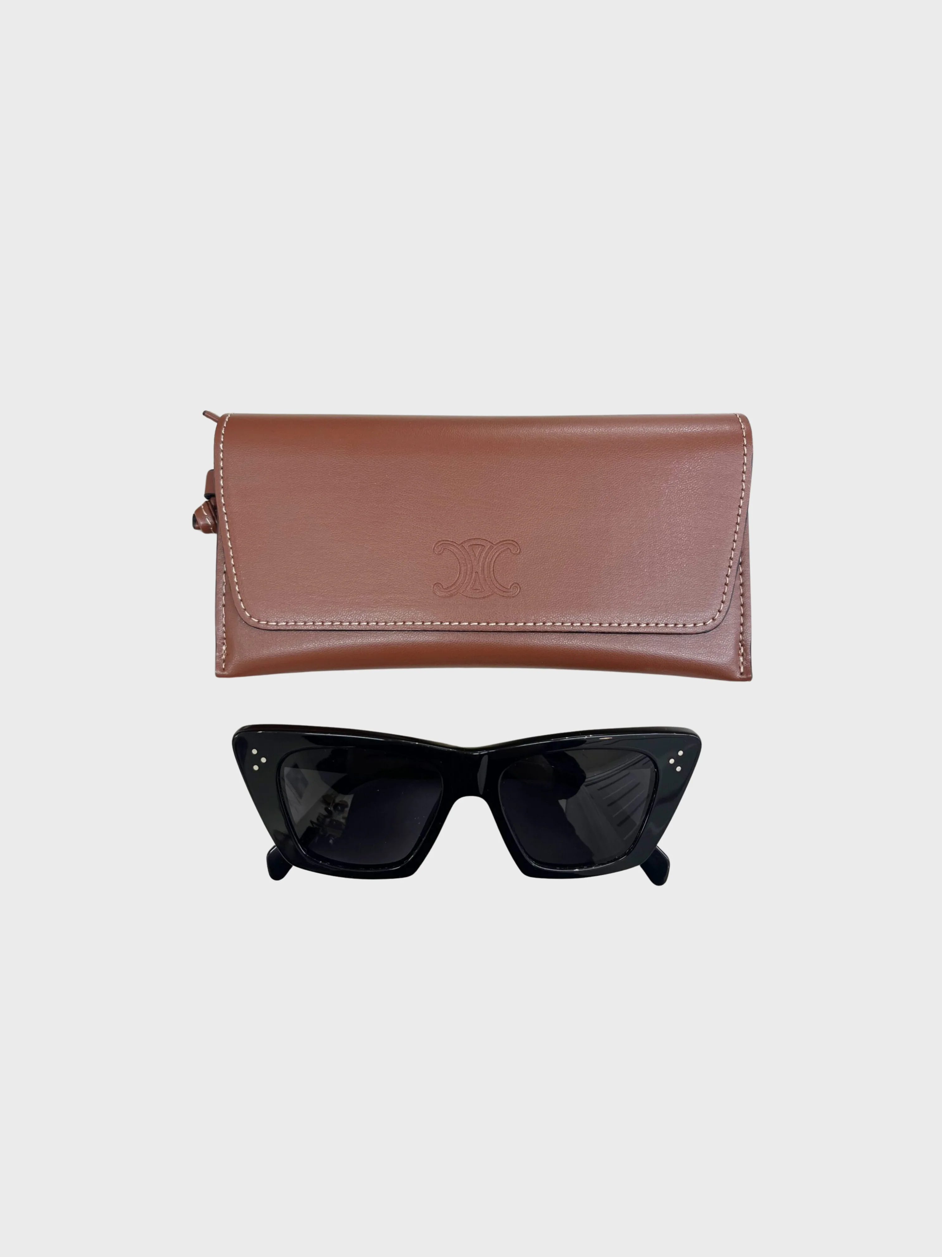 Celine 2020s Black CL401871 Cat Eye Sunglasses - Image 5