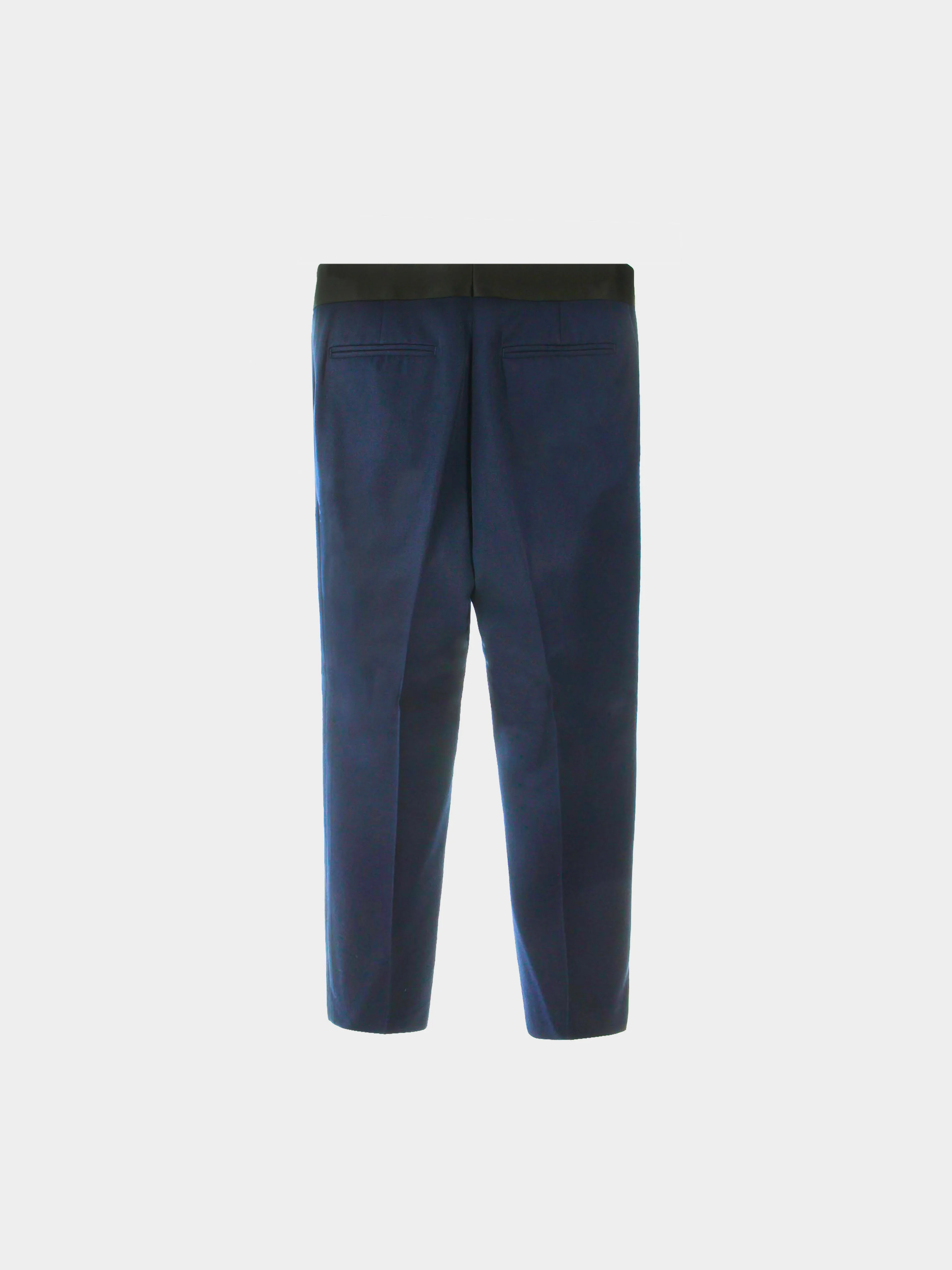 Céline by Phoebe Philo 2000s Navy Blue Stovepipe Trousers - Image 2