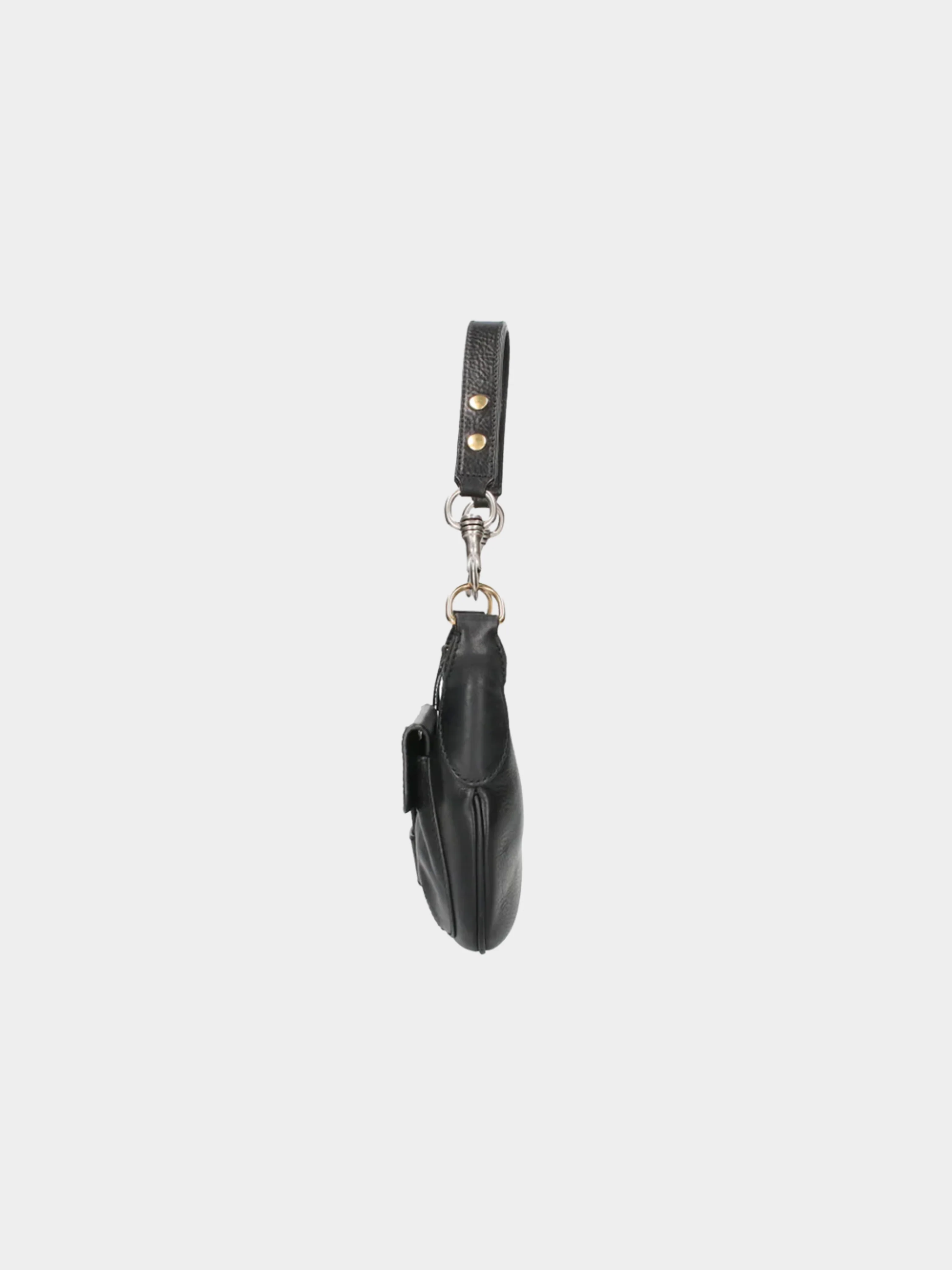 Celine by Phoebe Philo 2000s Black Leather Handbag - Image 3