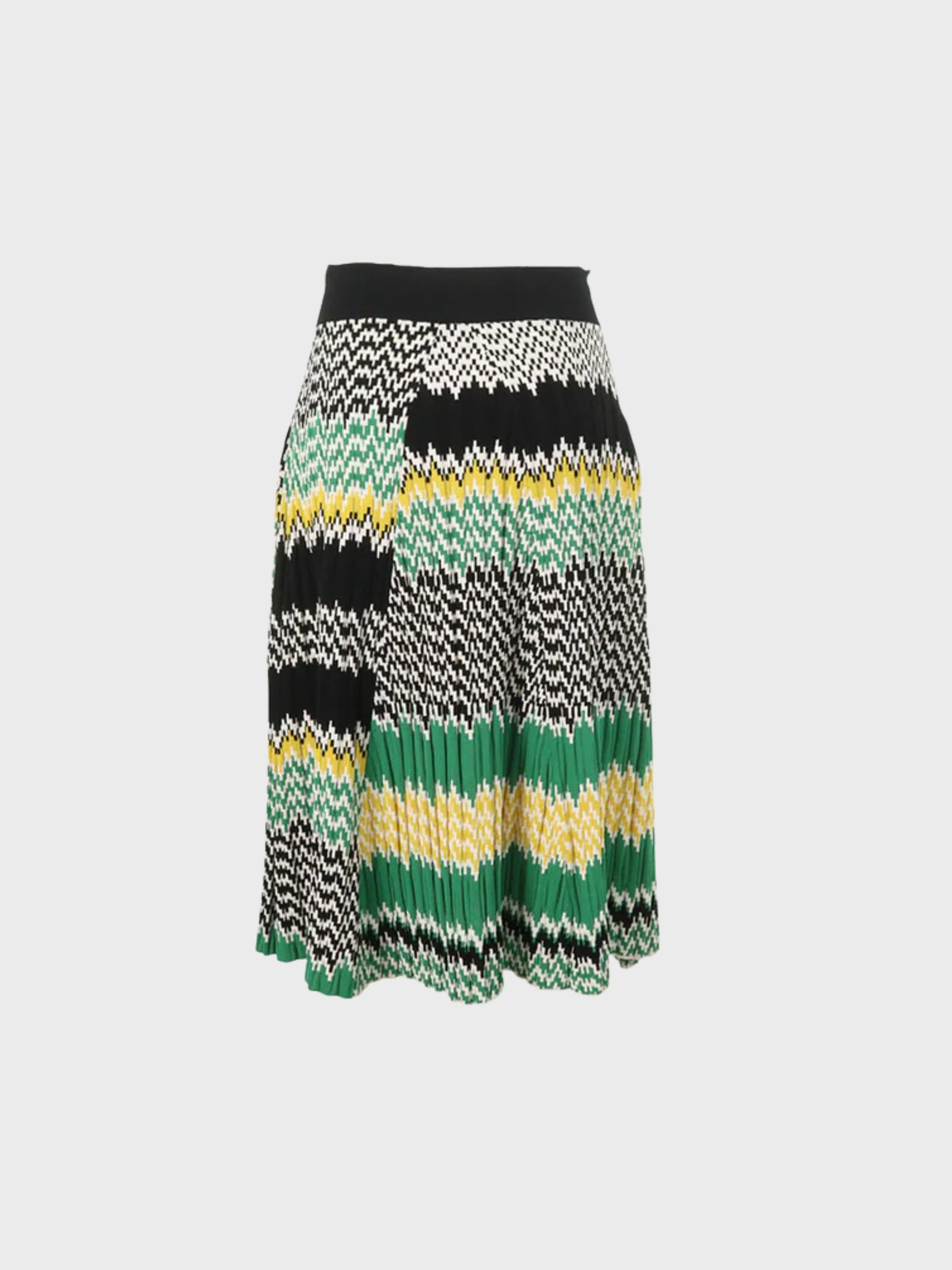 Celine by Phoebe Philo 2015 Multicolor Rayon Blend Skirt - Image 2