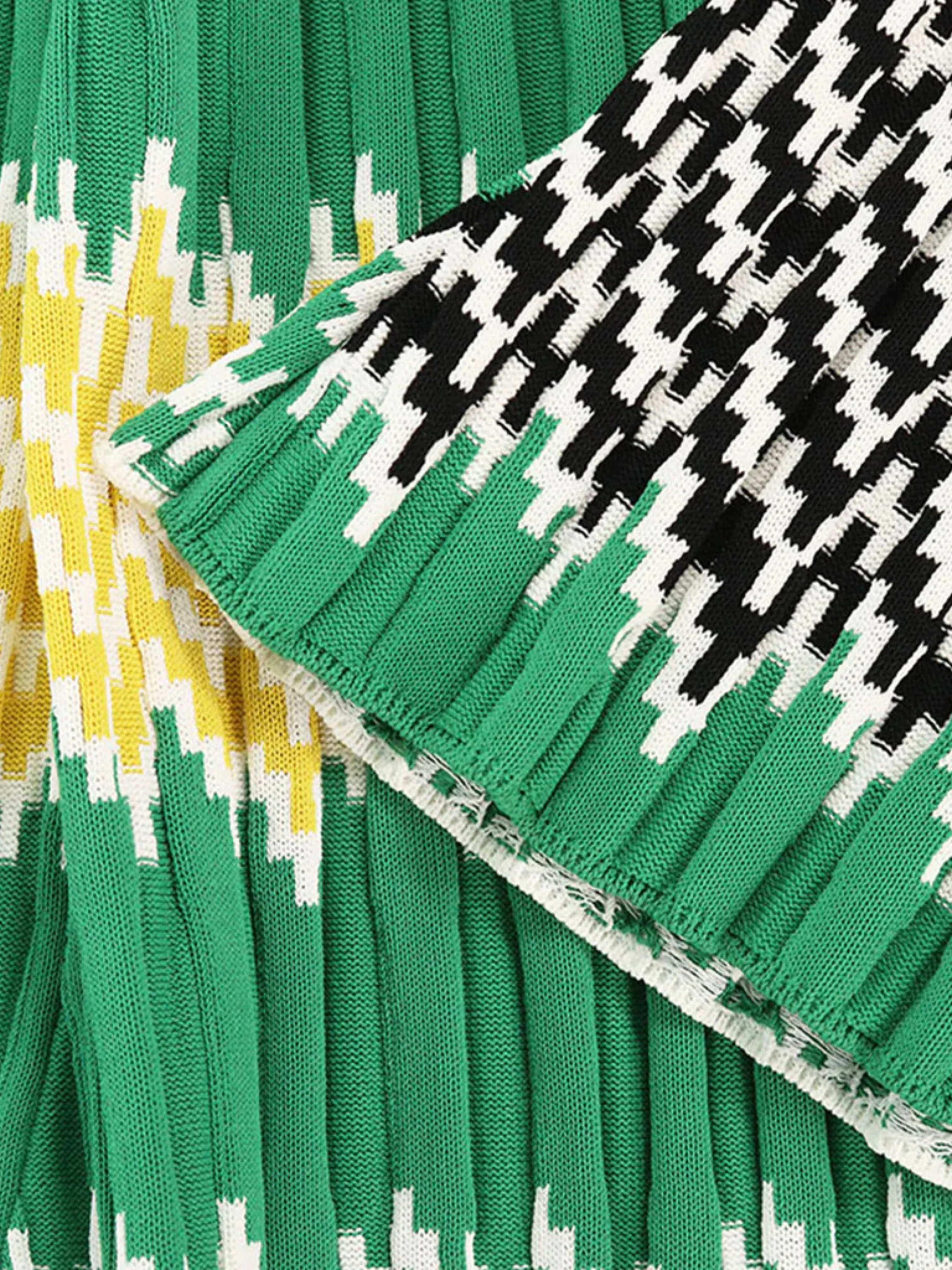 Celine by Phoebe Philo 2015 Multicolor Rayon Blend Skirt - Image 4