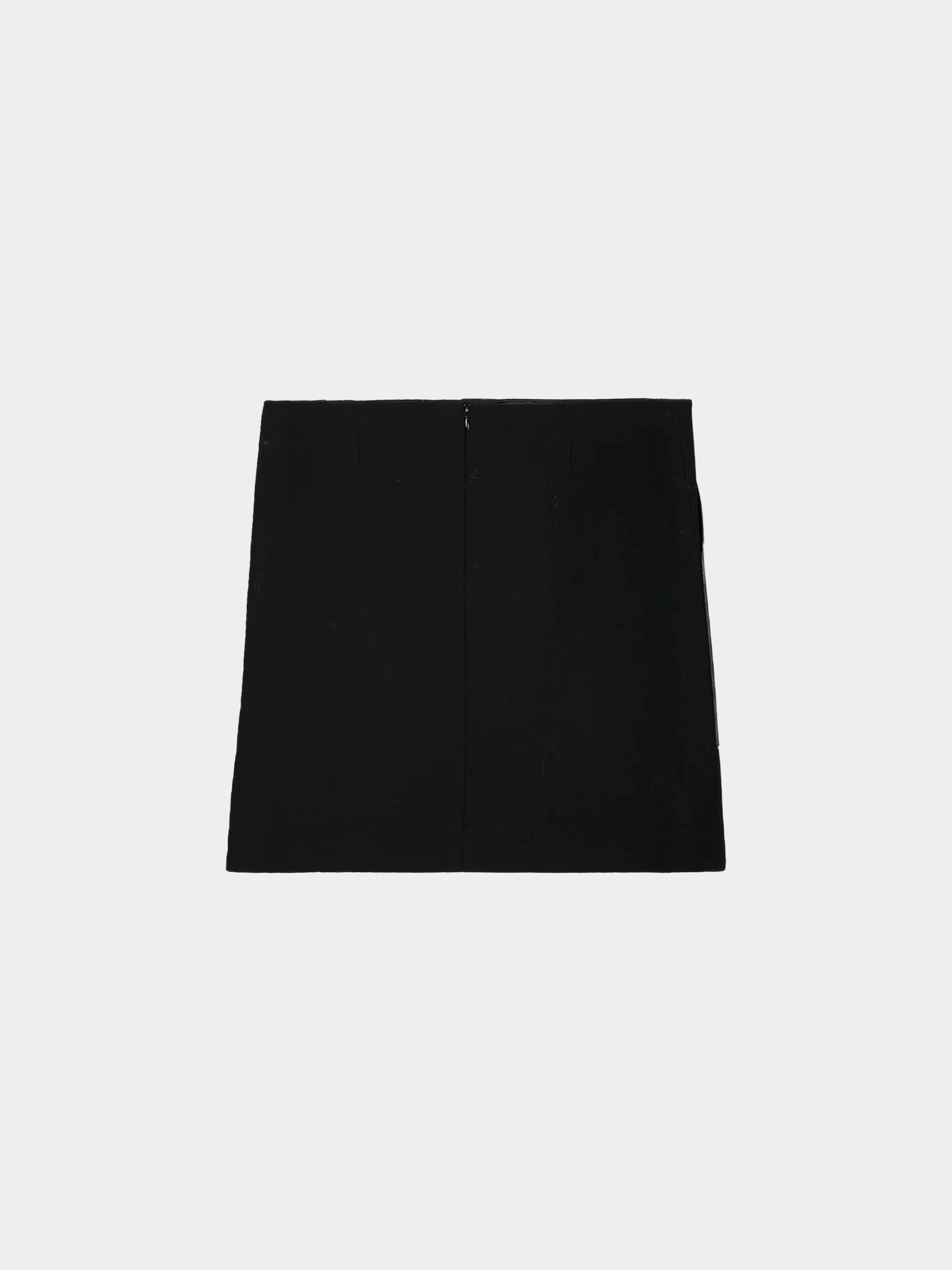 Céline by Phoebe Philo Pre-fall 2012 Black Wool And Leather Belted Skirt - Image 2