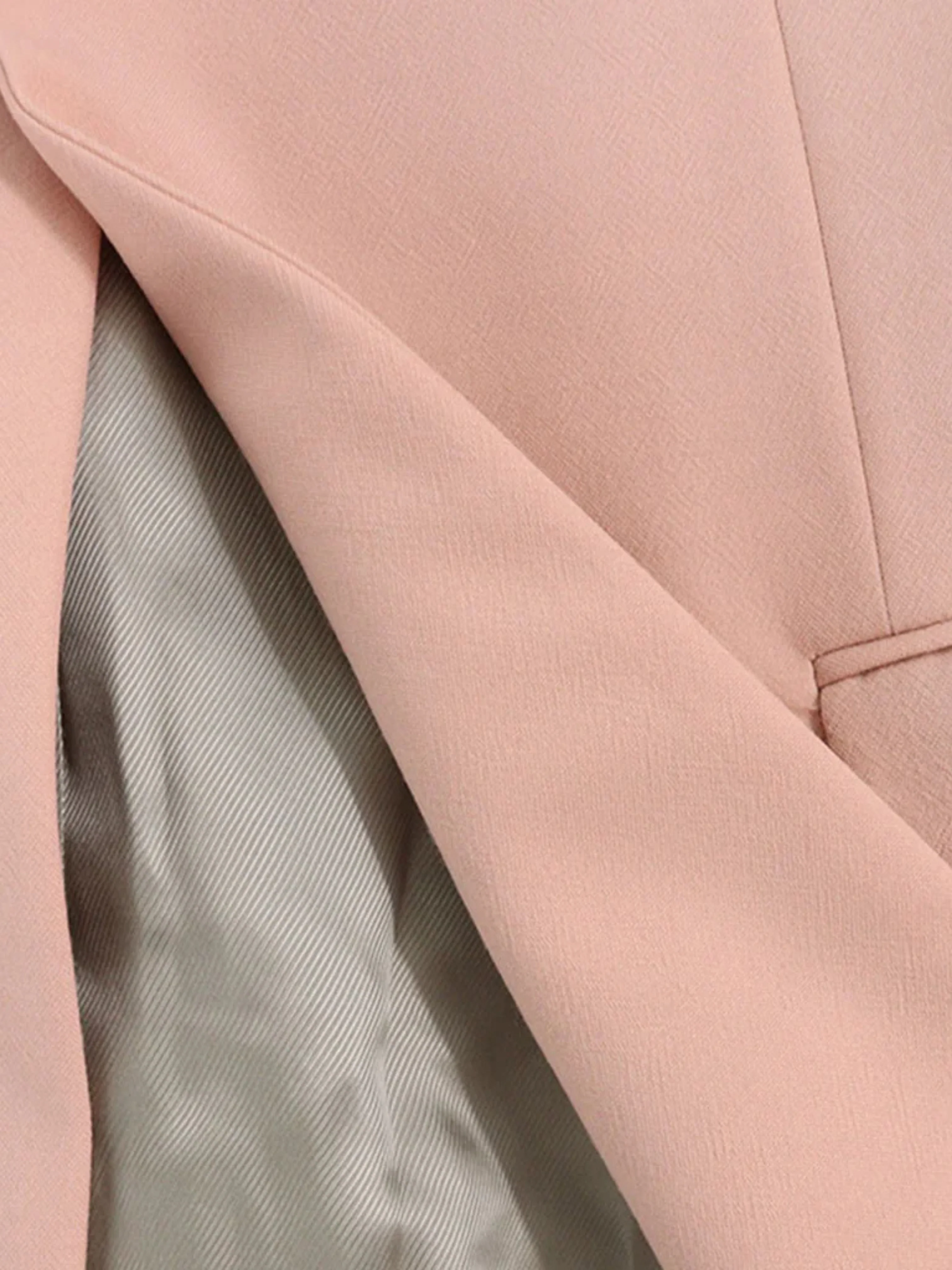 Celine by Phoebe Philo SS 2018 Light Pink Wool Coat - Image 3