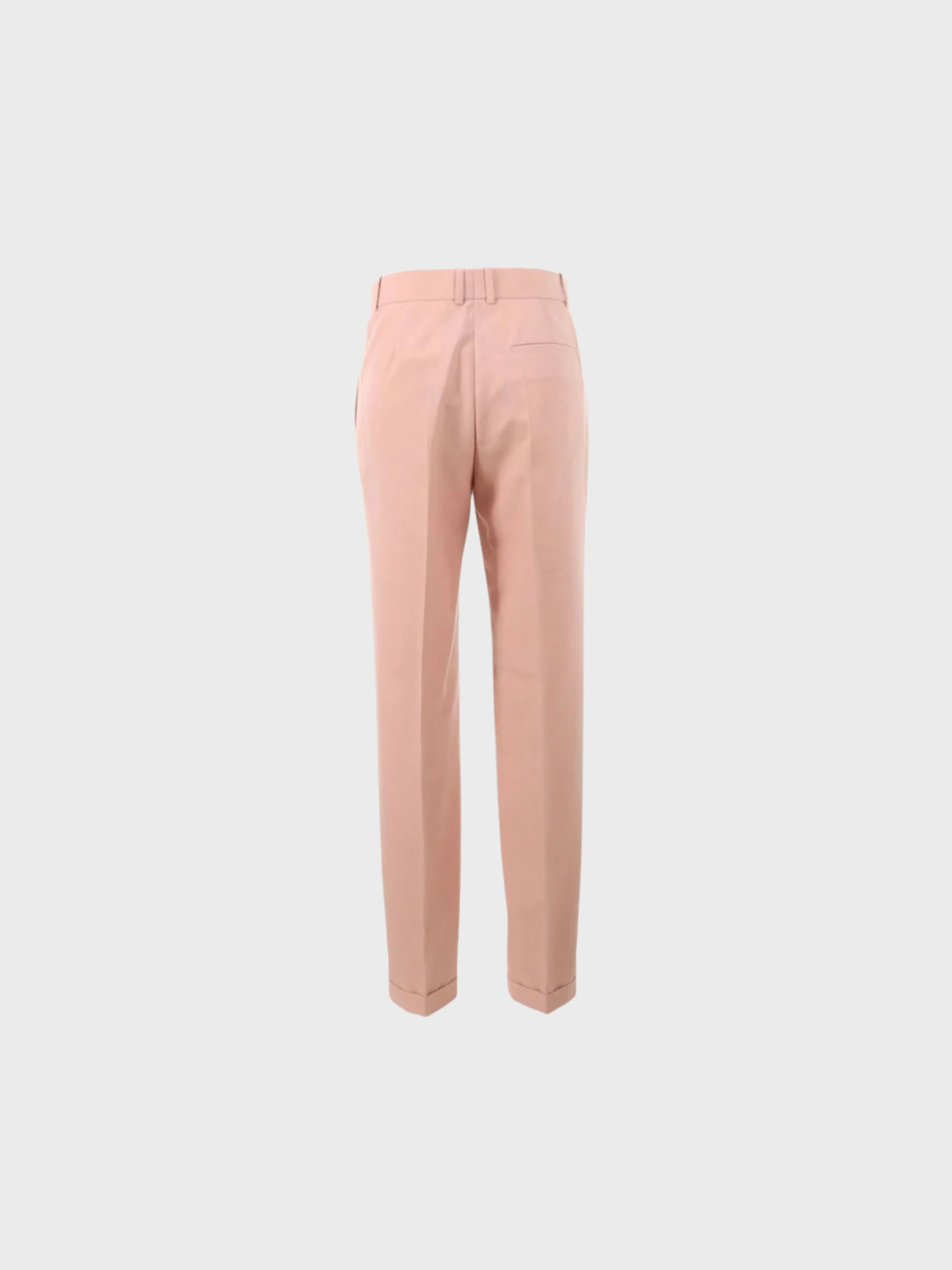 Celine by Phoebe Philo SS 2018 Light Pink Wool Trousers - Image 2