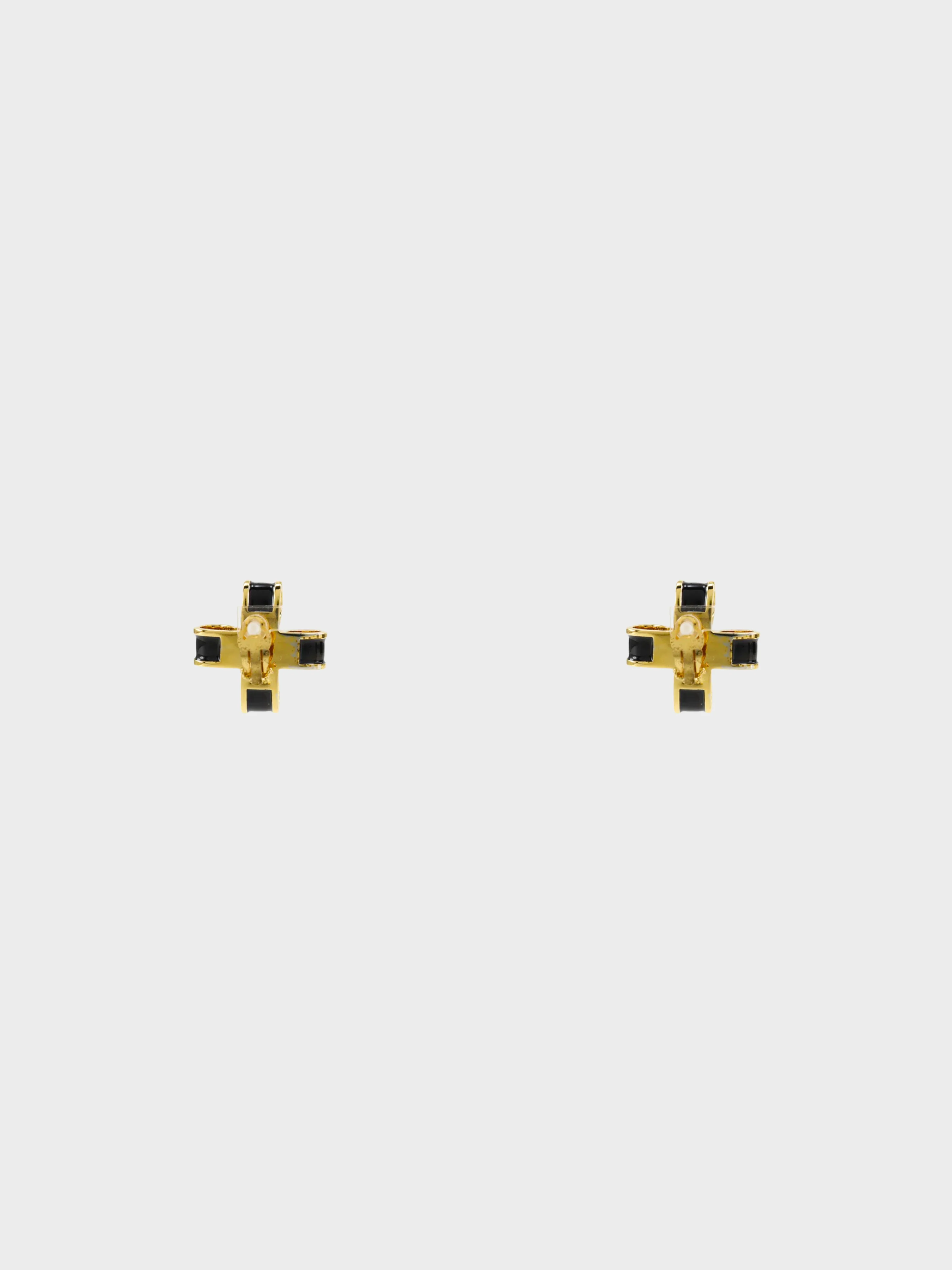 Chanel 1980s Black Ribbon Pearl Earrings - Image 2