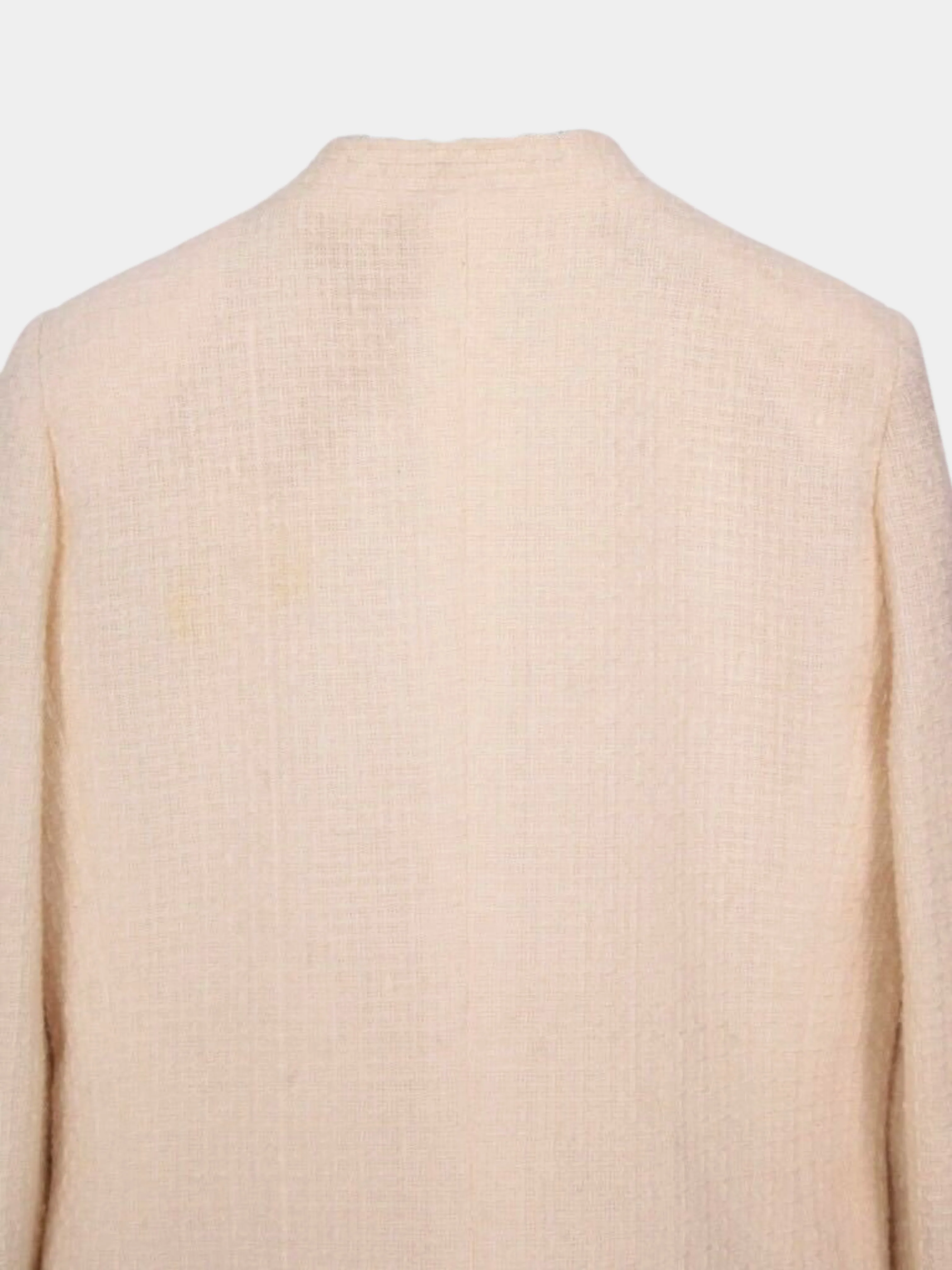 Chanel  1988 Ivory Black & Gold Double-Breasted Jacket and Skirt Set - Image 4