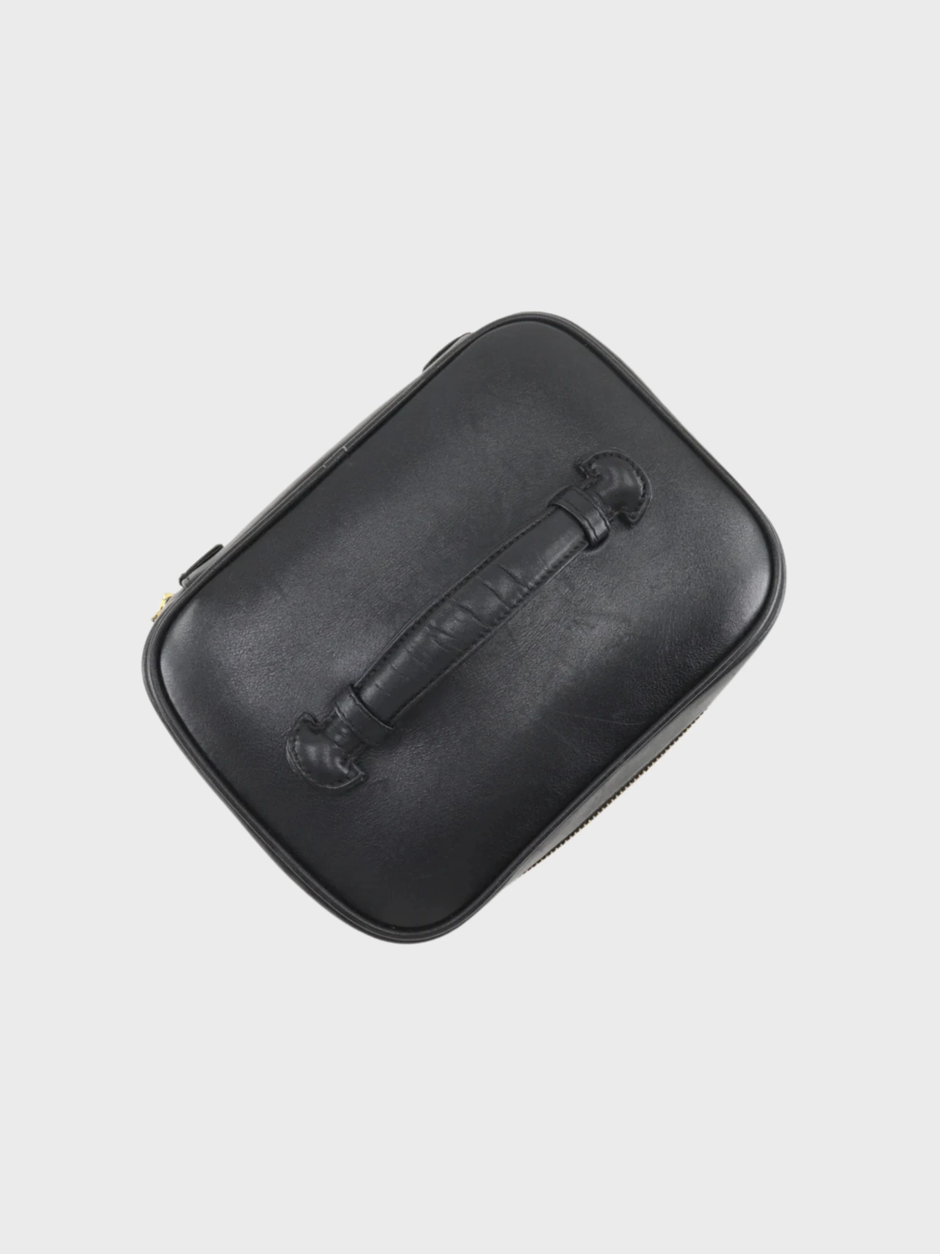 Chanel 1990s Black Calfskin Bicolore Vanity Bag - Image 3