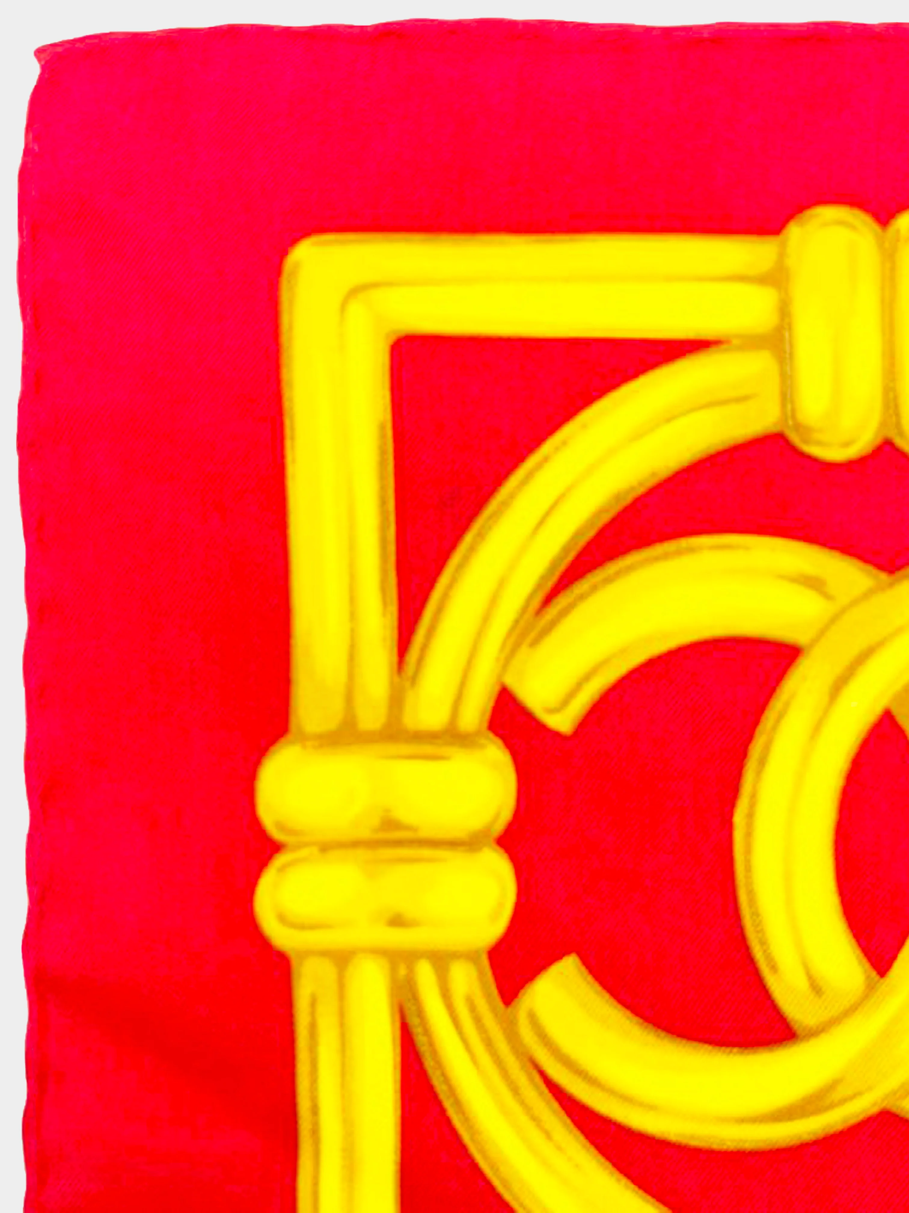 Chanel 1990s Bon Voyage Silk Scarf - Image 2