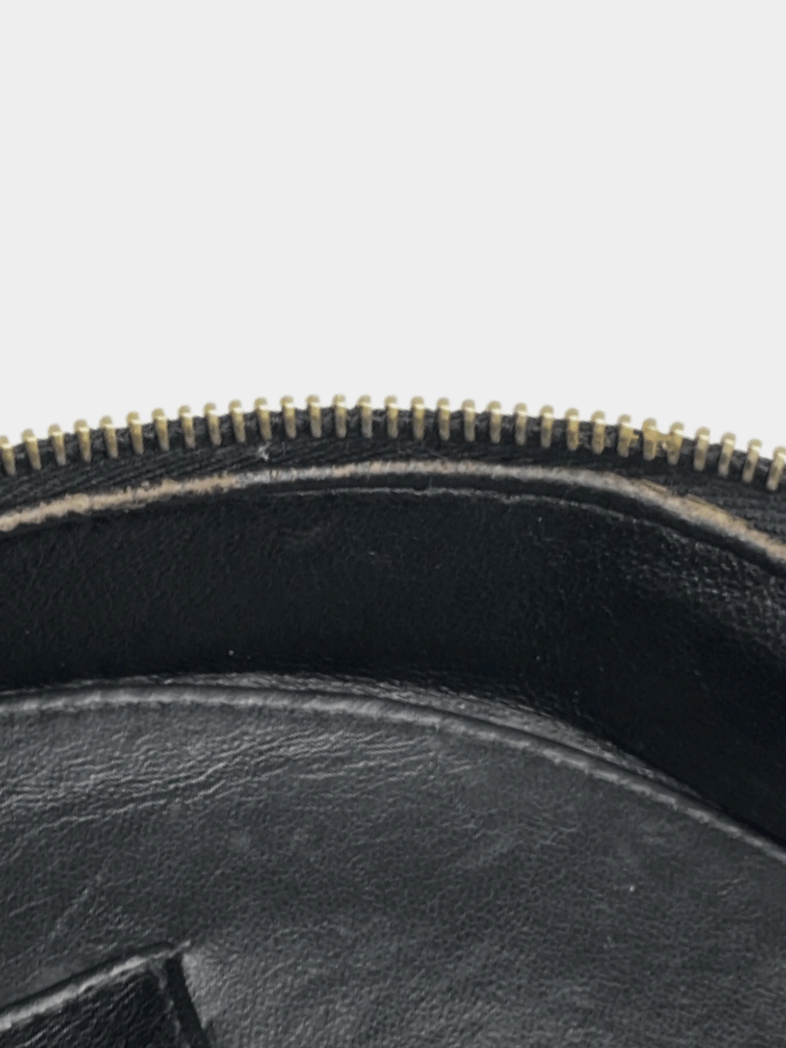Chanel 1995 Black Circle Vanity Matelasse Coco Handbag - Image 8