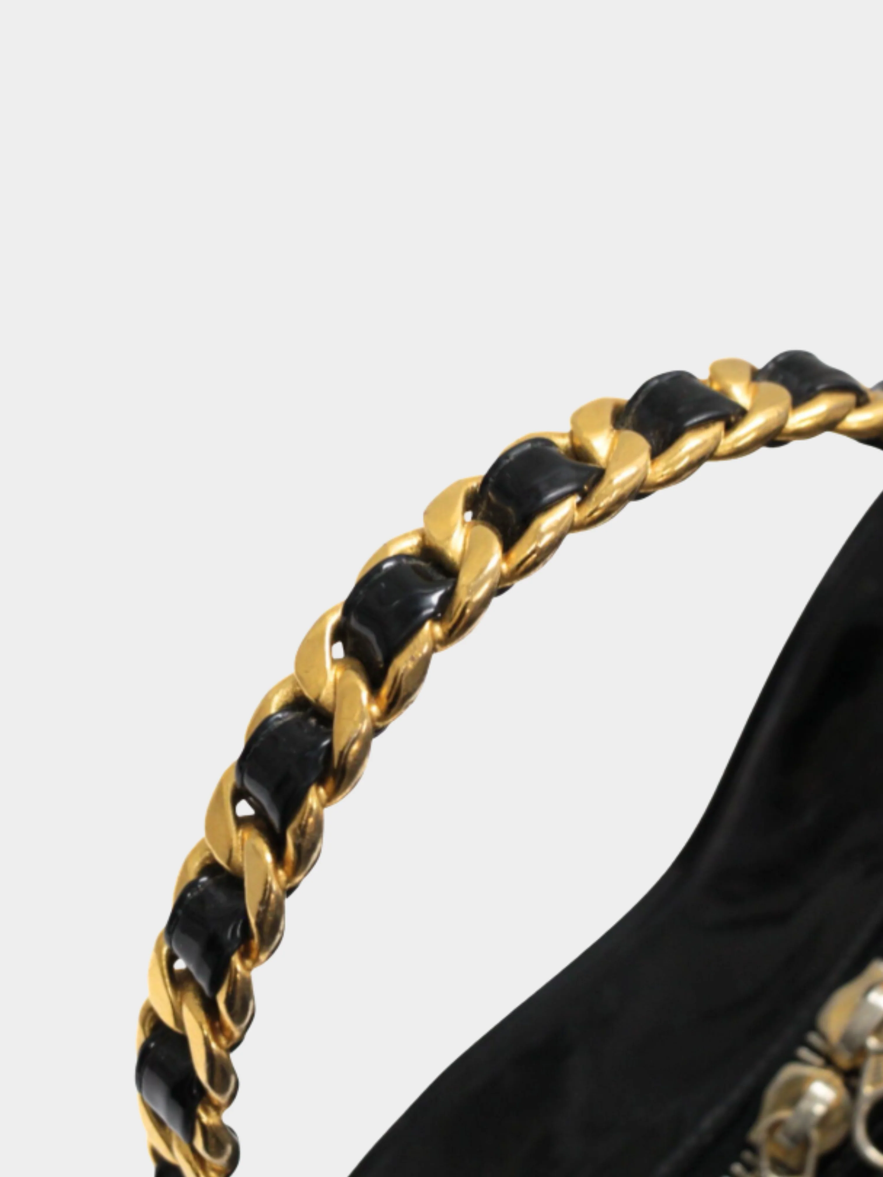 Chanel 1995 Black Heart Vanity Matelasse Coco Handbag - Image 4