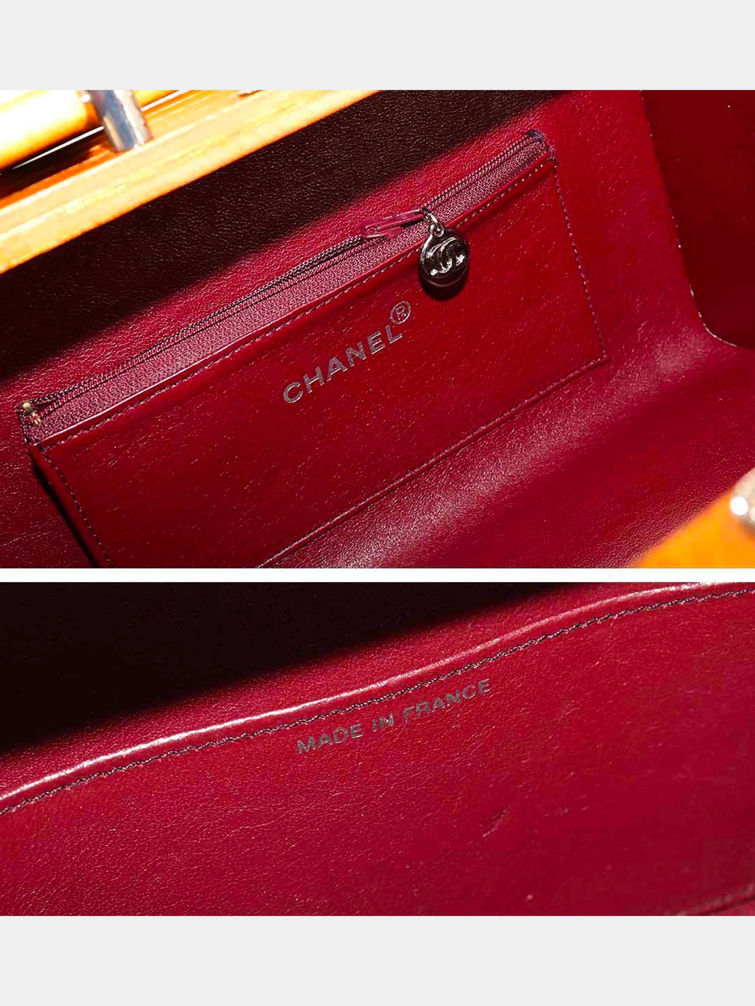 Chanel 1995 FW Wooden Box Handbag Case - Image 4