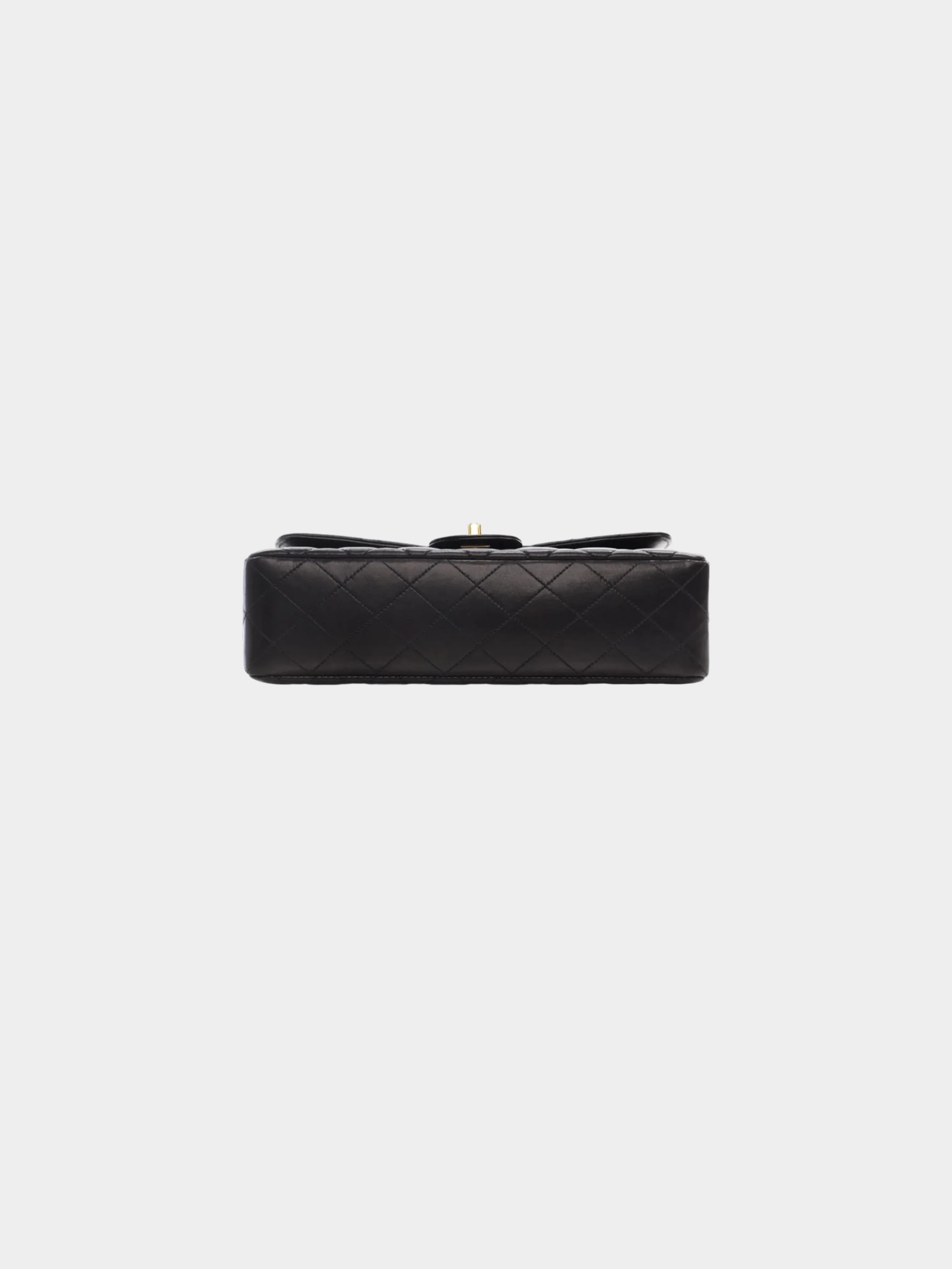 Chanel 1996-1997 Black Lambskin Vintage Top Handle Bag - Image 2