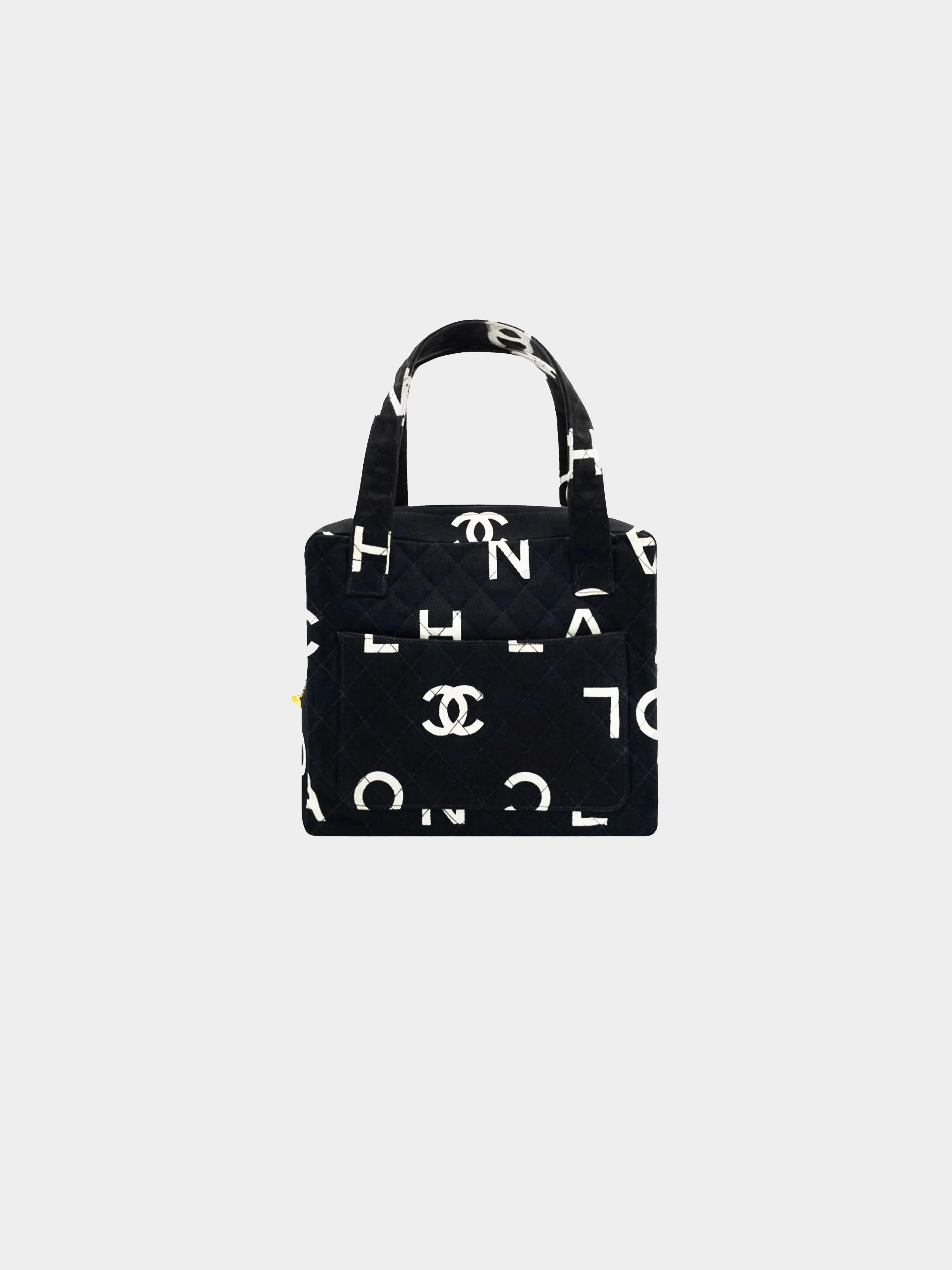 Chanel 1996-1997 COCO Logo Canvas Handbag